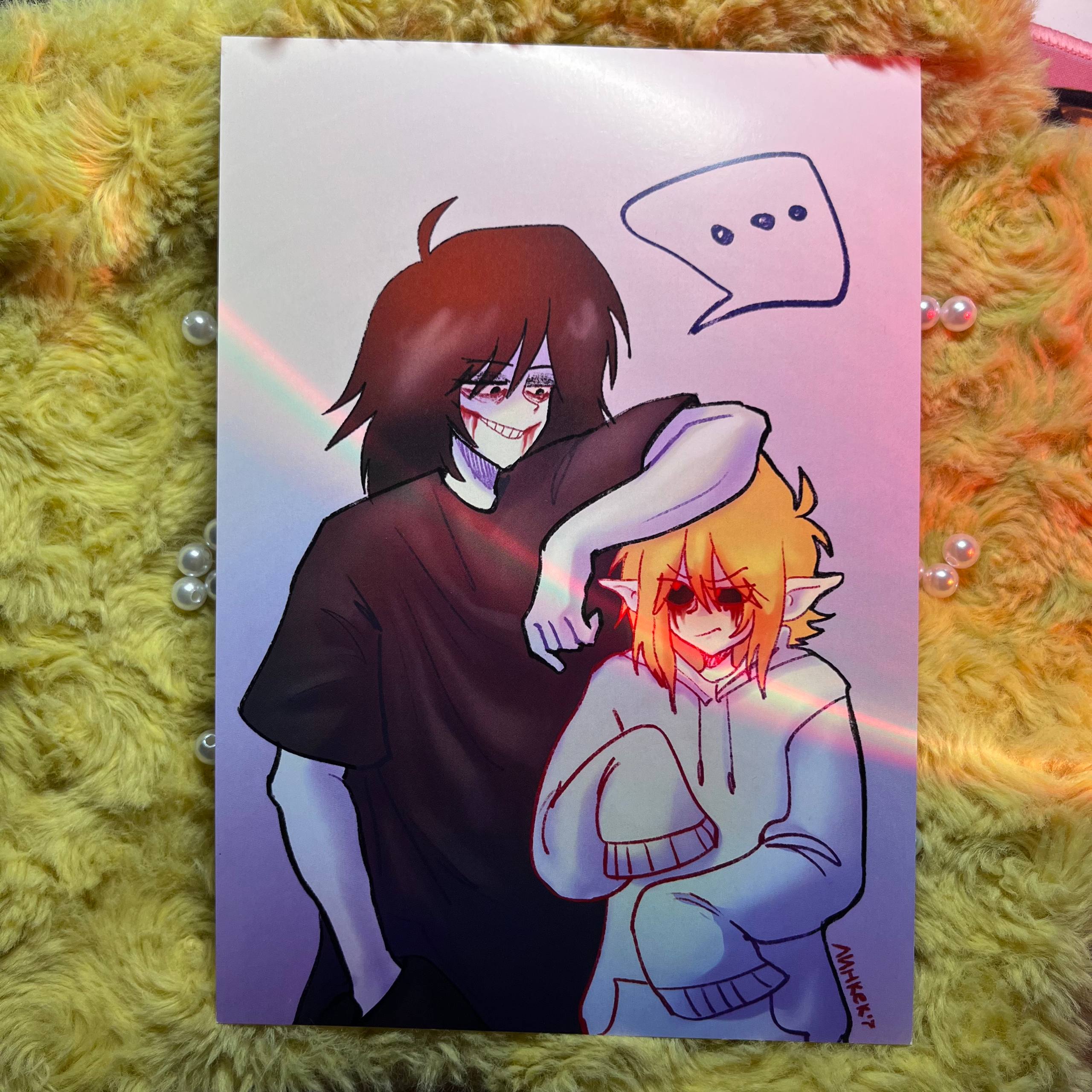 Принт Джефф и Бен А5