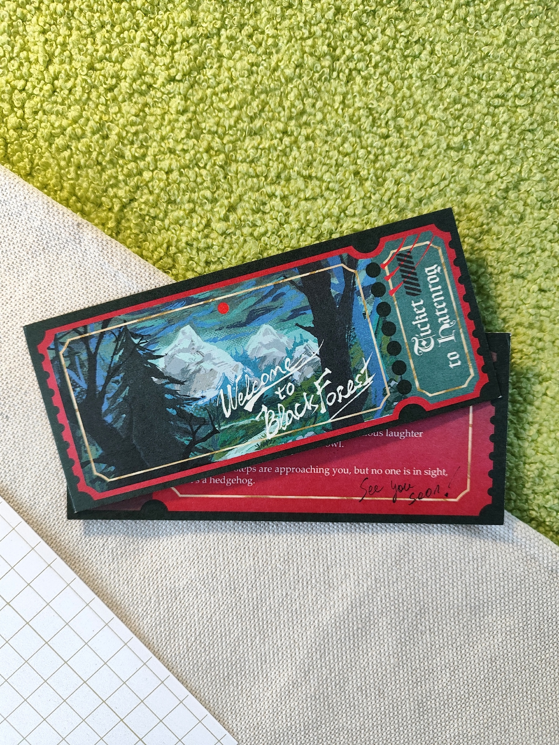 Билет-открытка