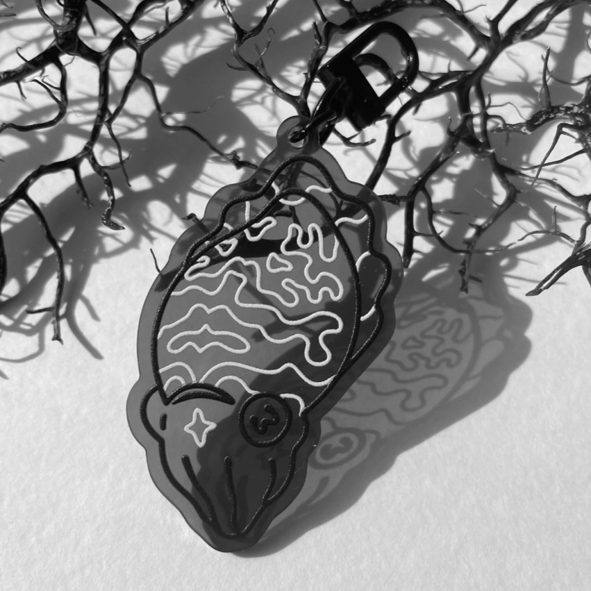 Брелок 6см каракатица