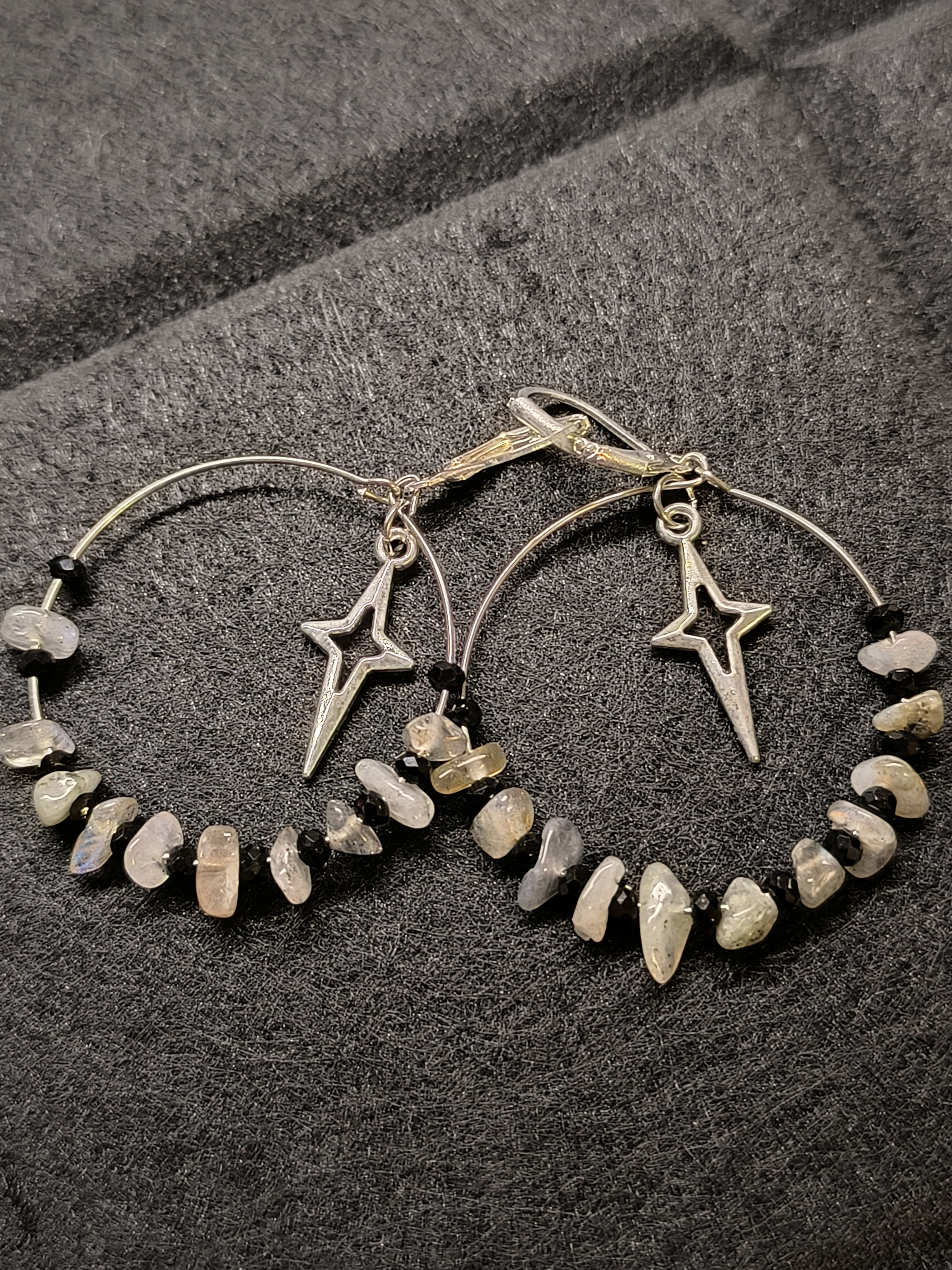 Серьги лабрадор