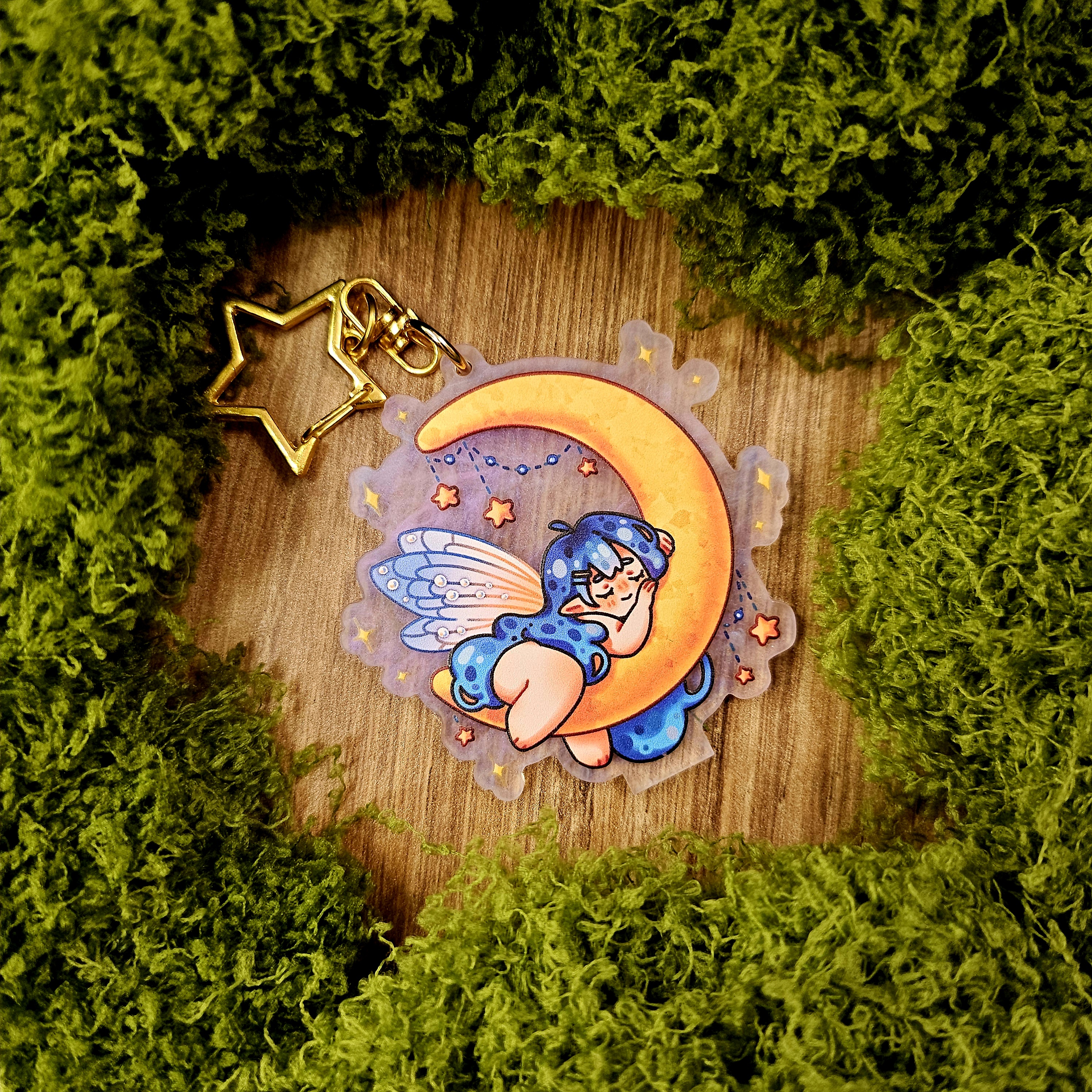 Стенд-брелок фея соня 6см