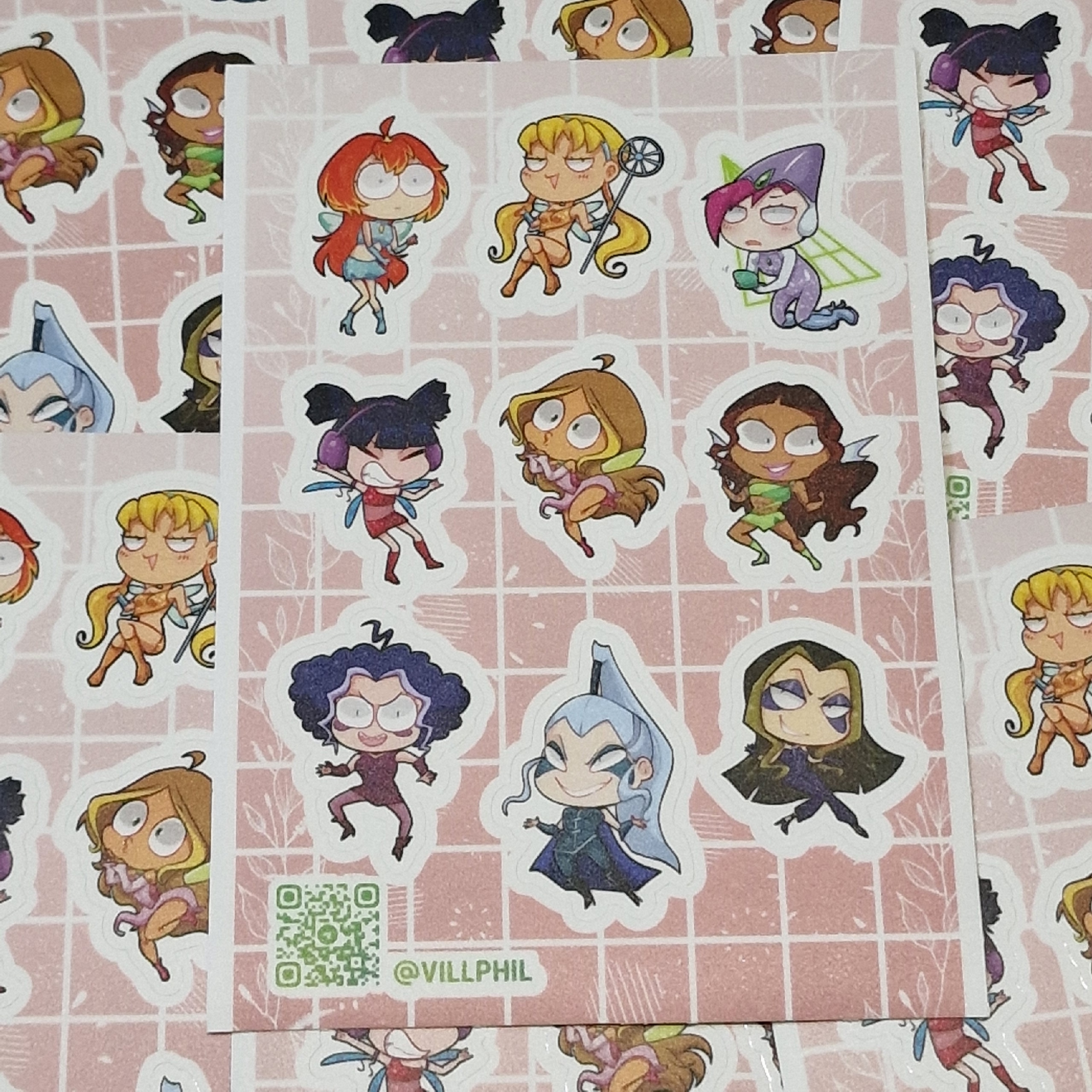 Стикерпак Винкс и трикс формат А7