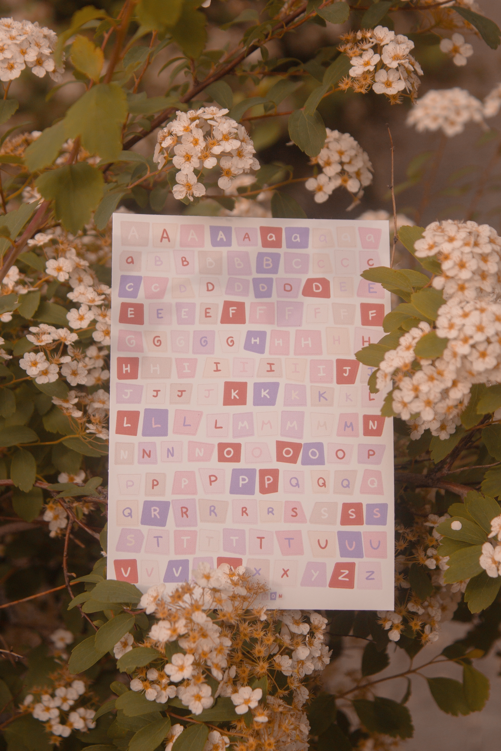 Стикерпак «буковки англ»