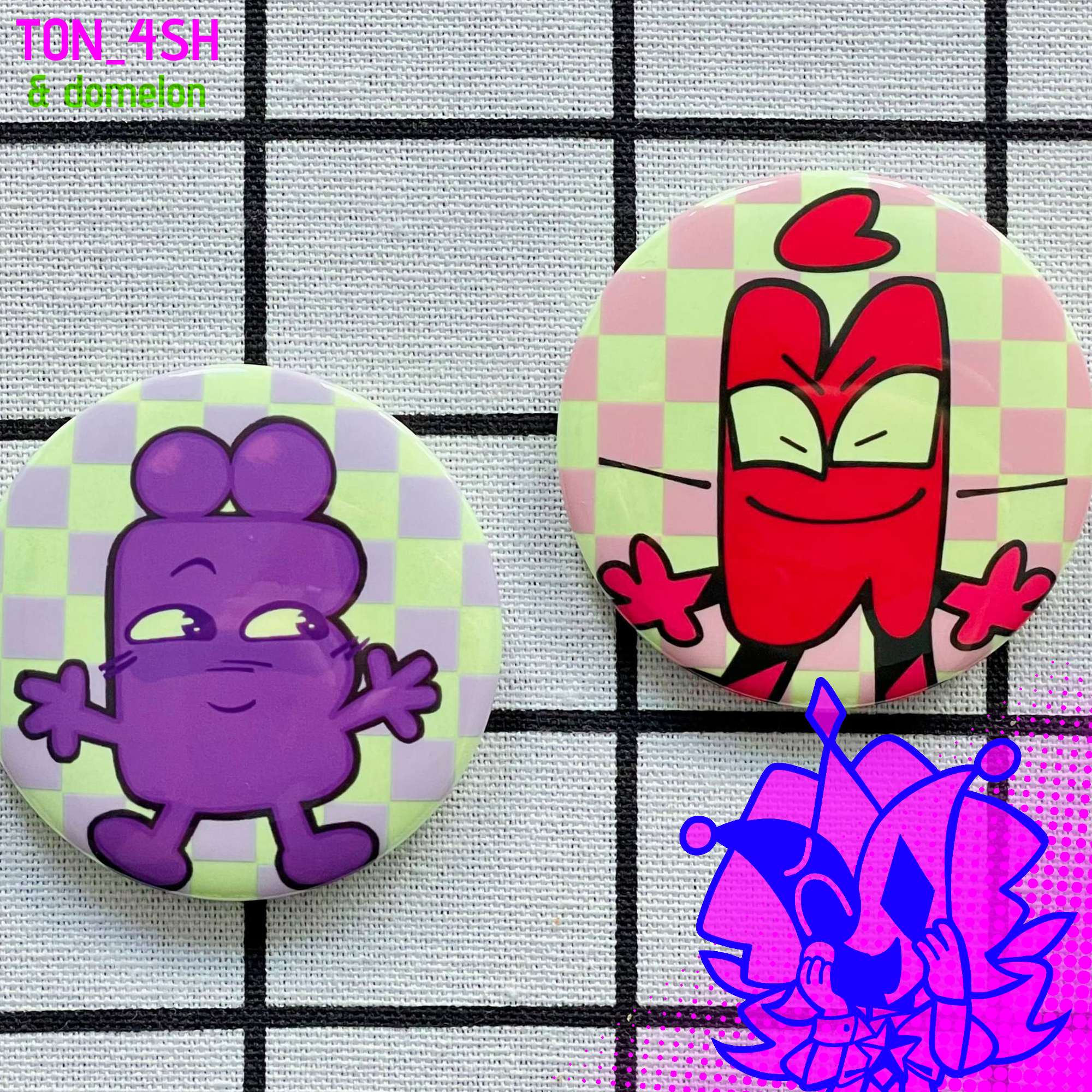 ИНМТ светящиеся темноте значки