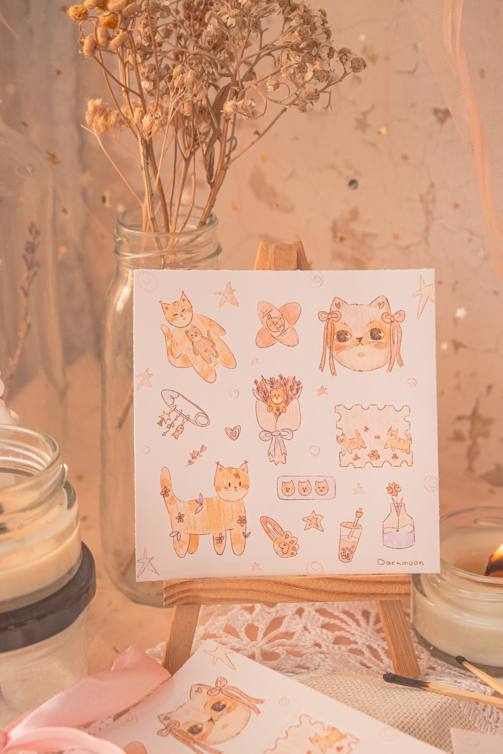 Стикерпак "Цветочные"