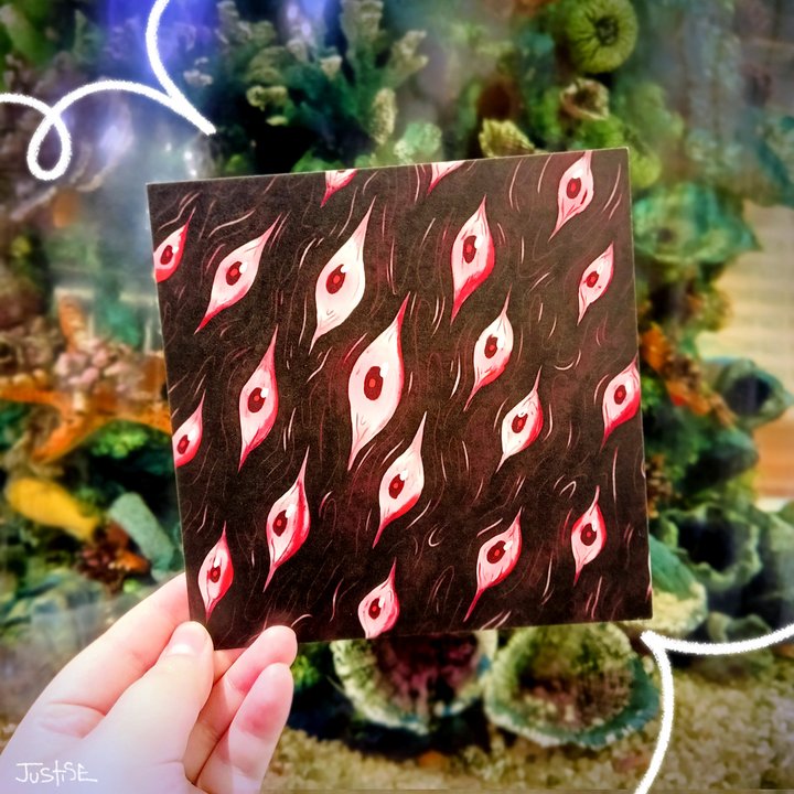 Открытка квадрат Глаза