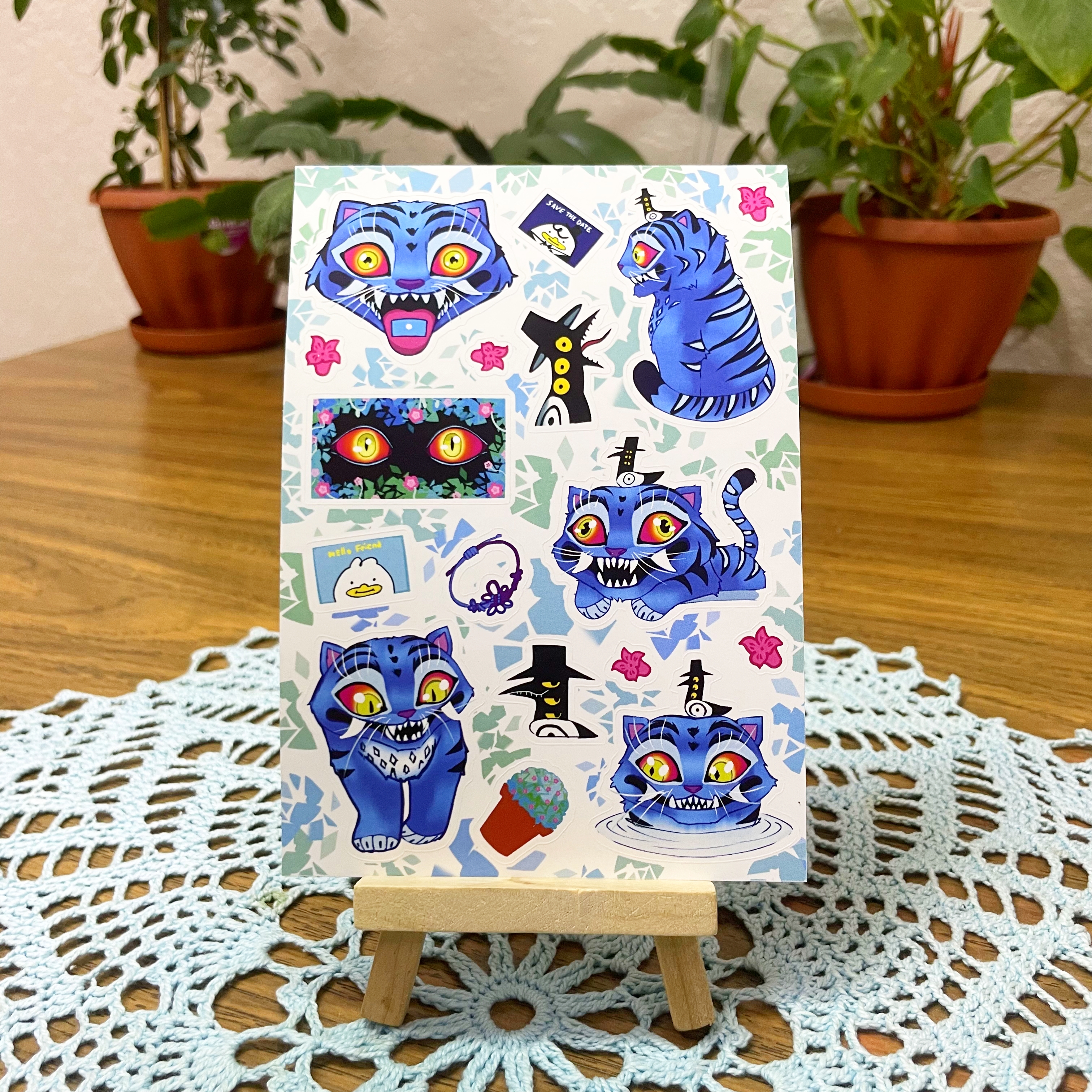 Стикерпак Kpop Hunters тигр