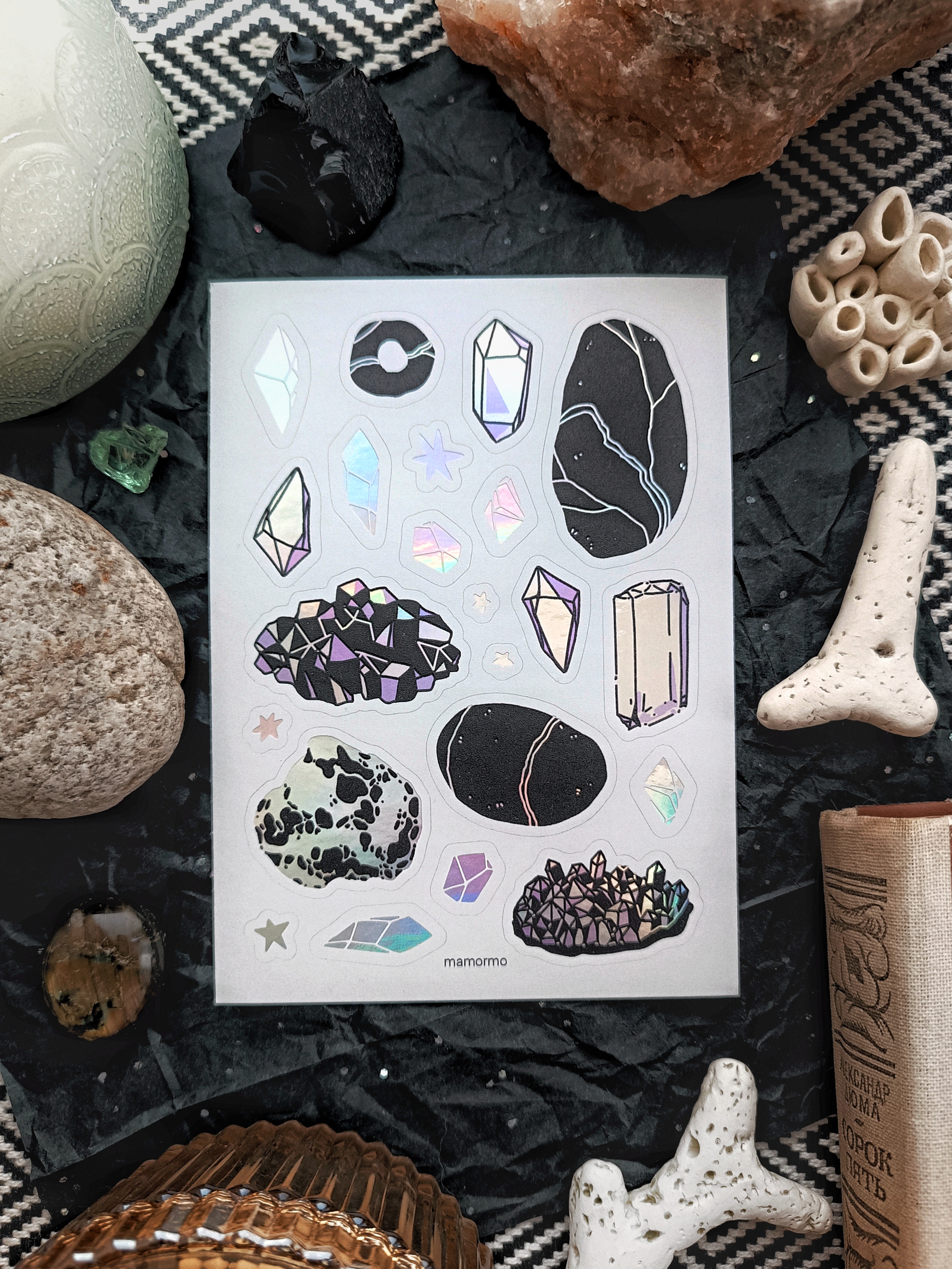 СТИКЕРПАК А6, камешки