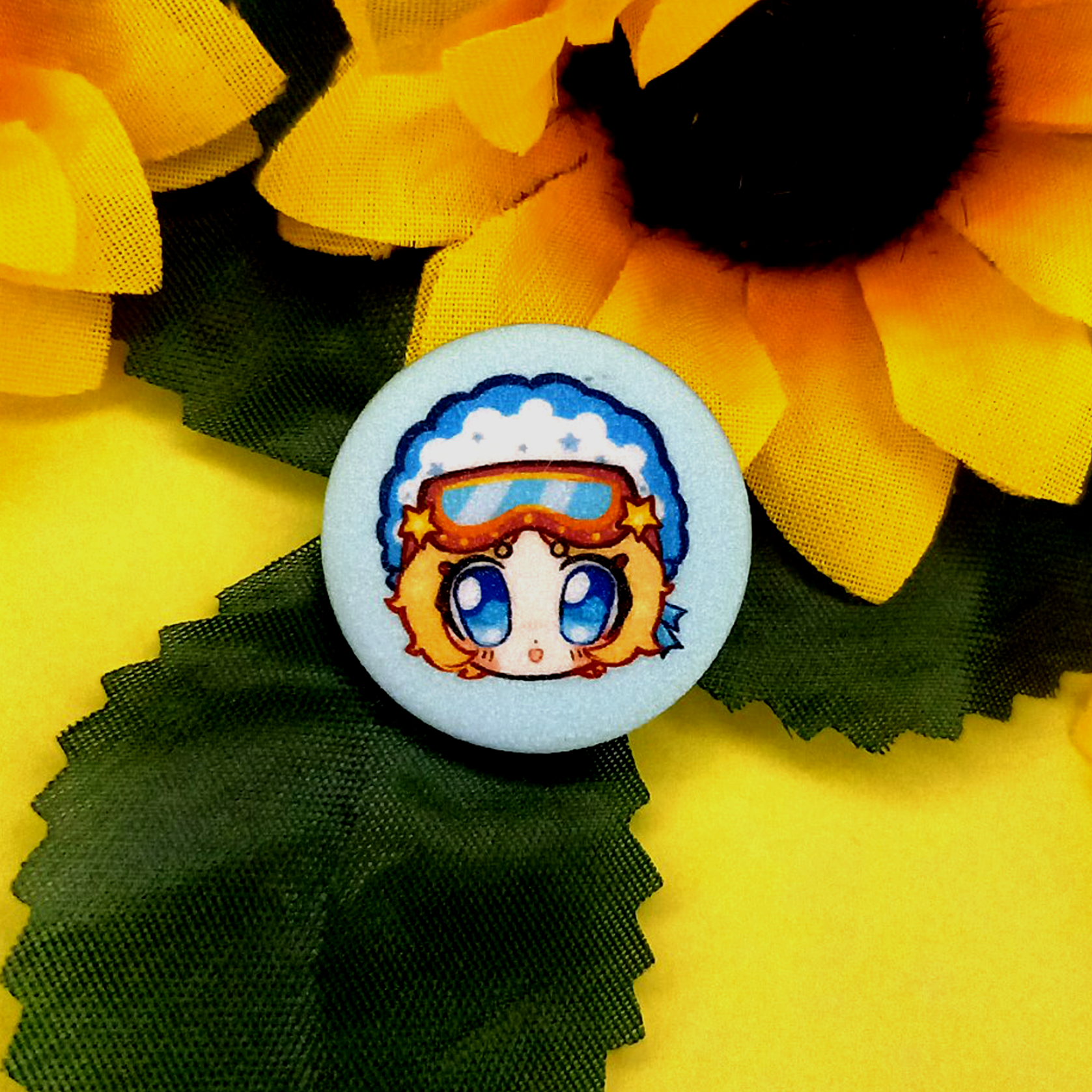 Значок 25 мм сахар Re-swim