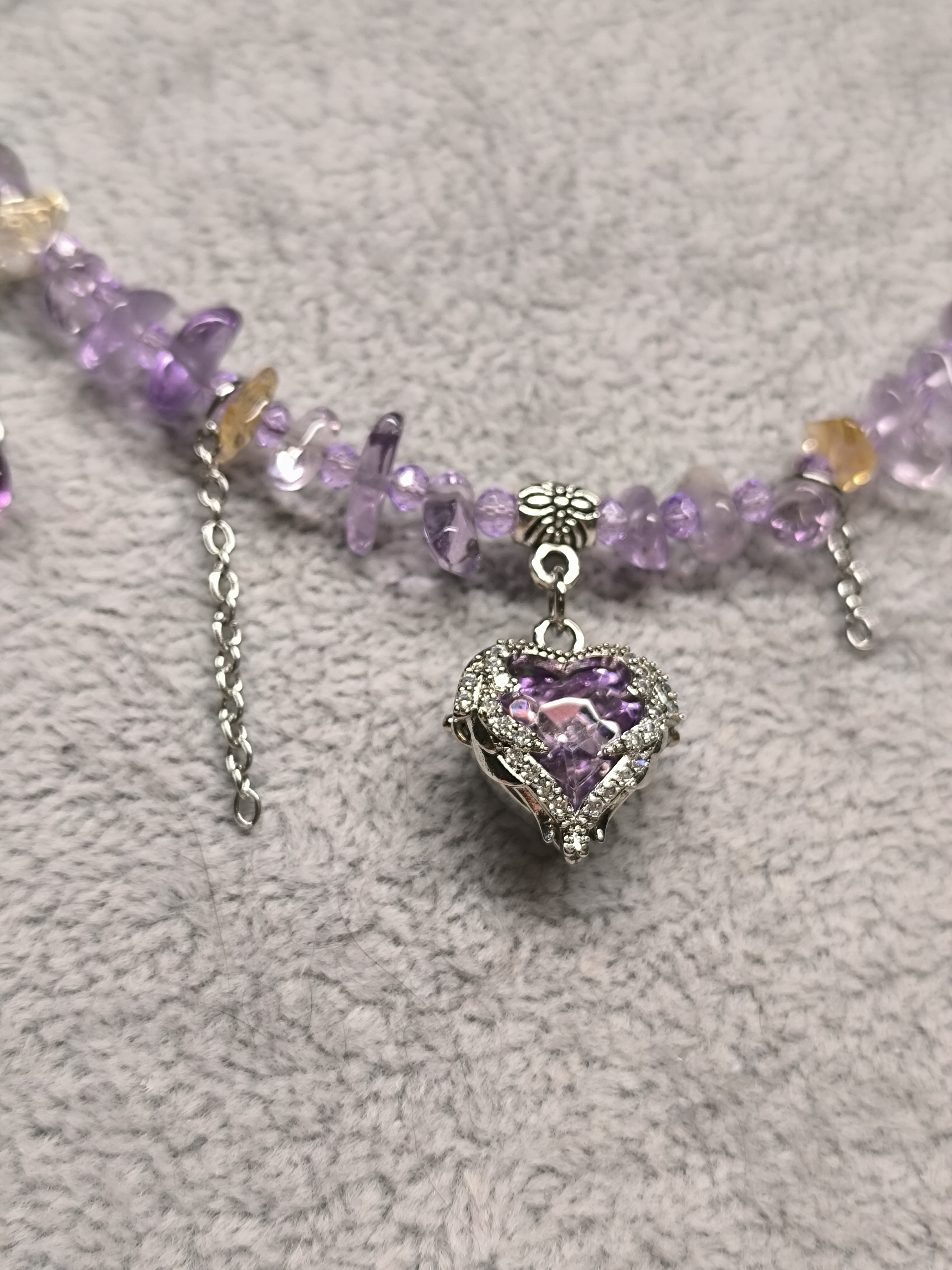 Ожерелье аметрин