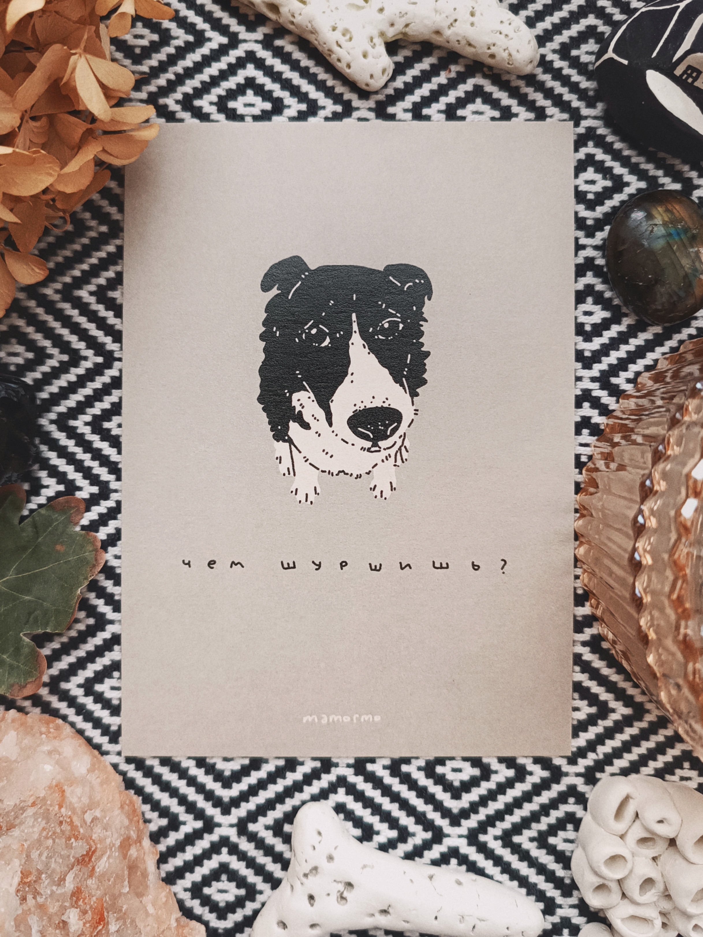 ОТКРЫТКА А6, чем шуршишь