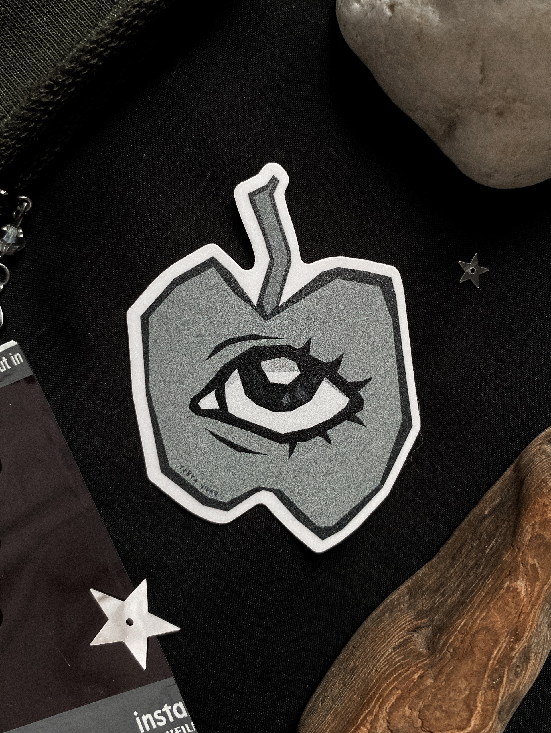 соло-стикер | яблоко (пленка)