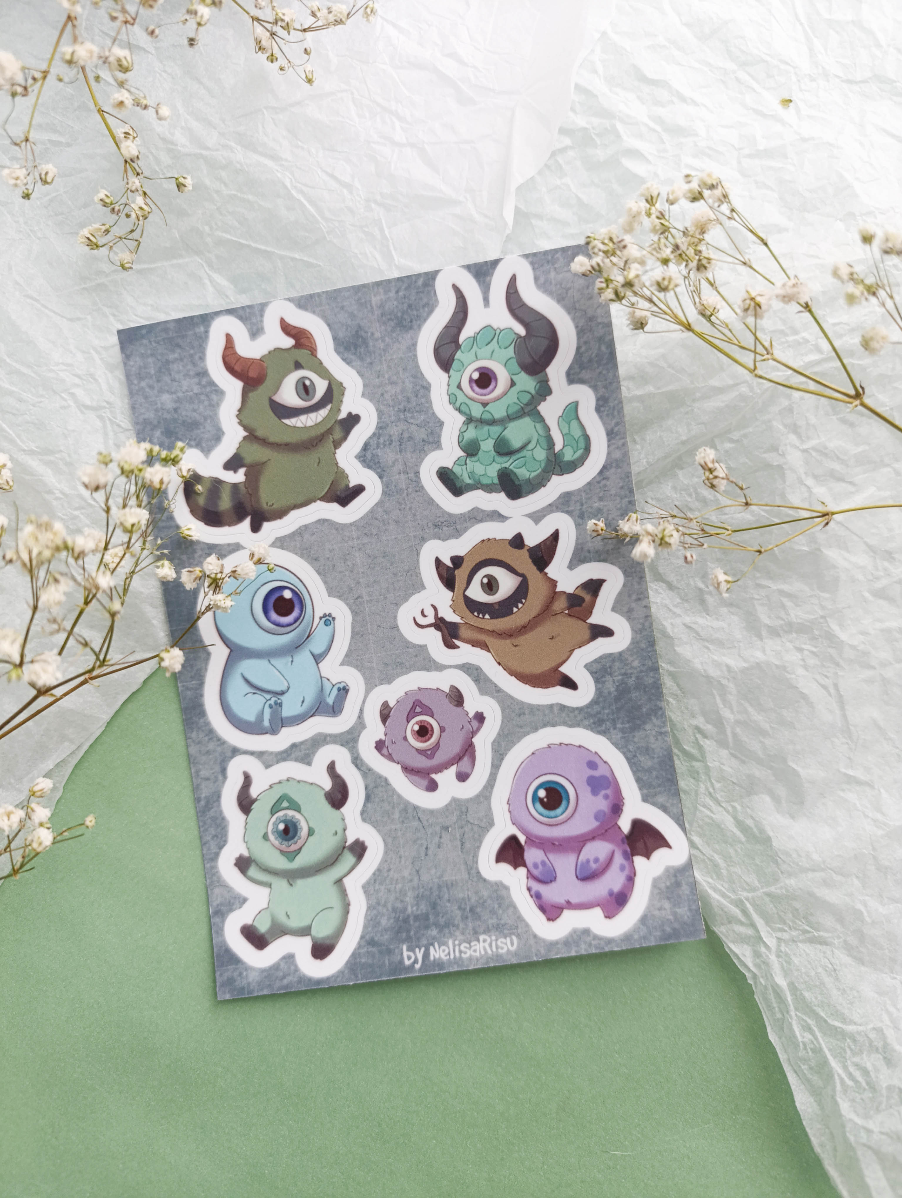 Стикерпак А6 "Одноглазики"