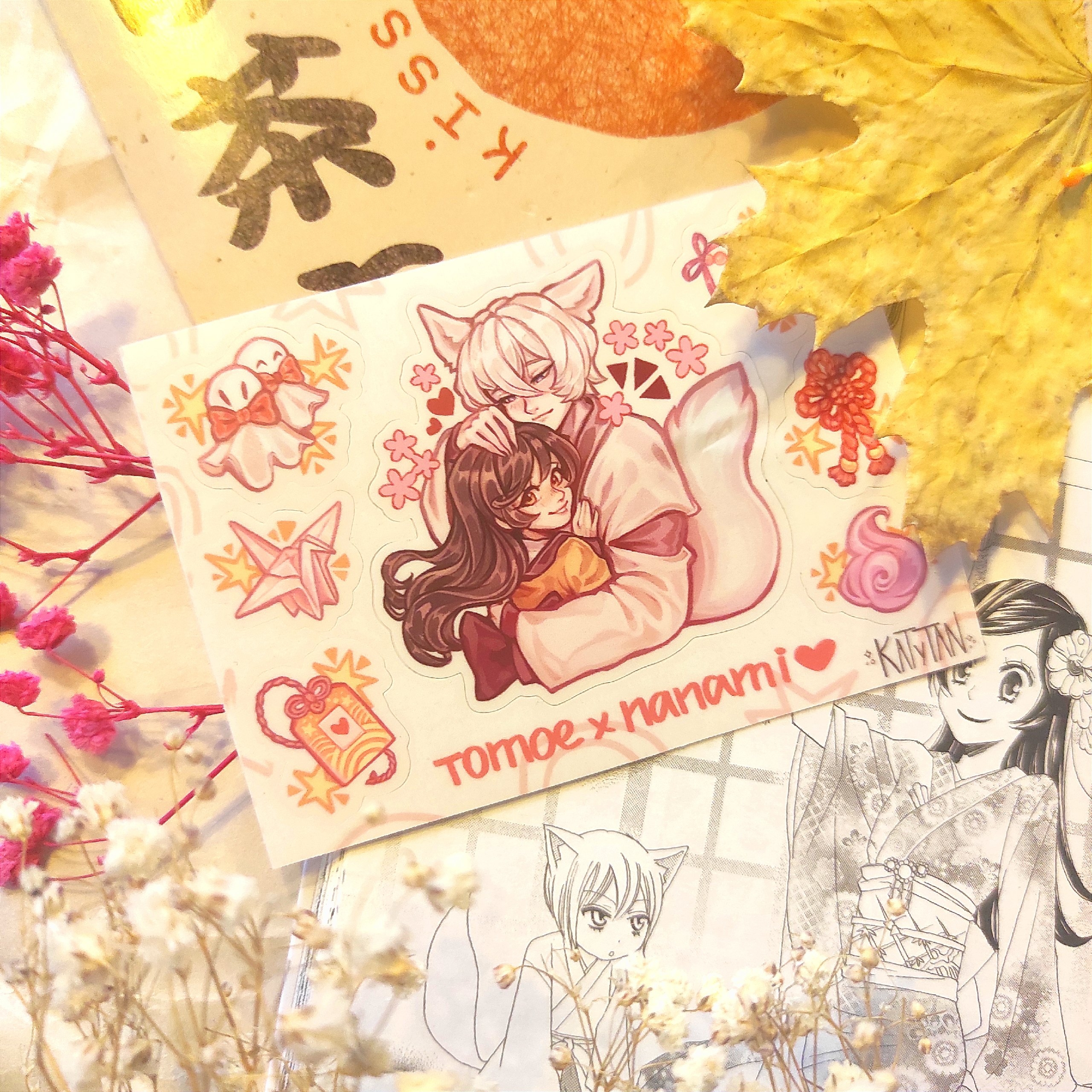 Стикеры Томое и Нанами