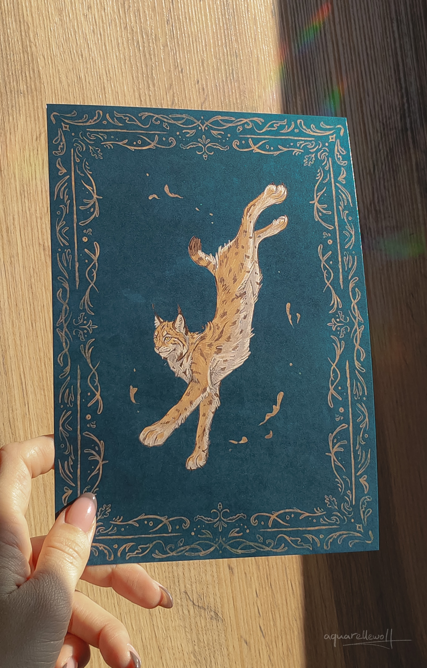 Принт А5 “Рысь”