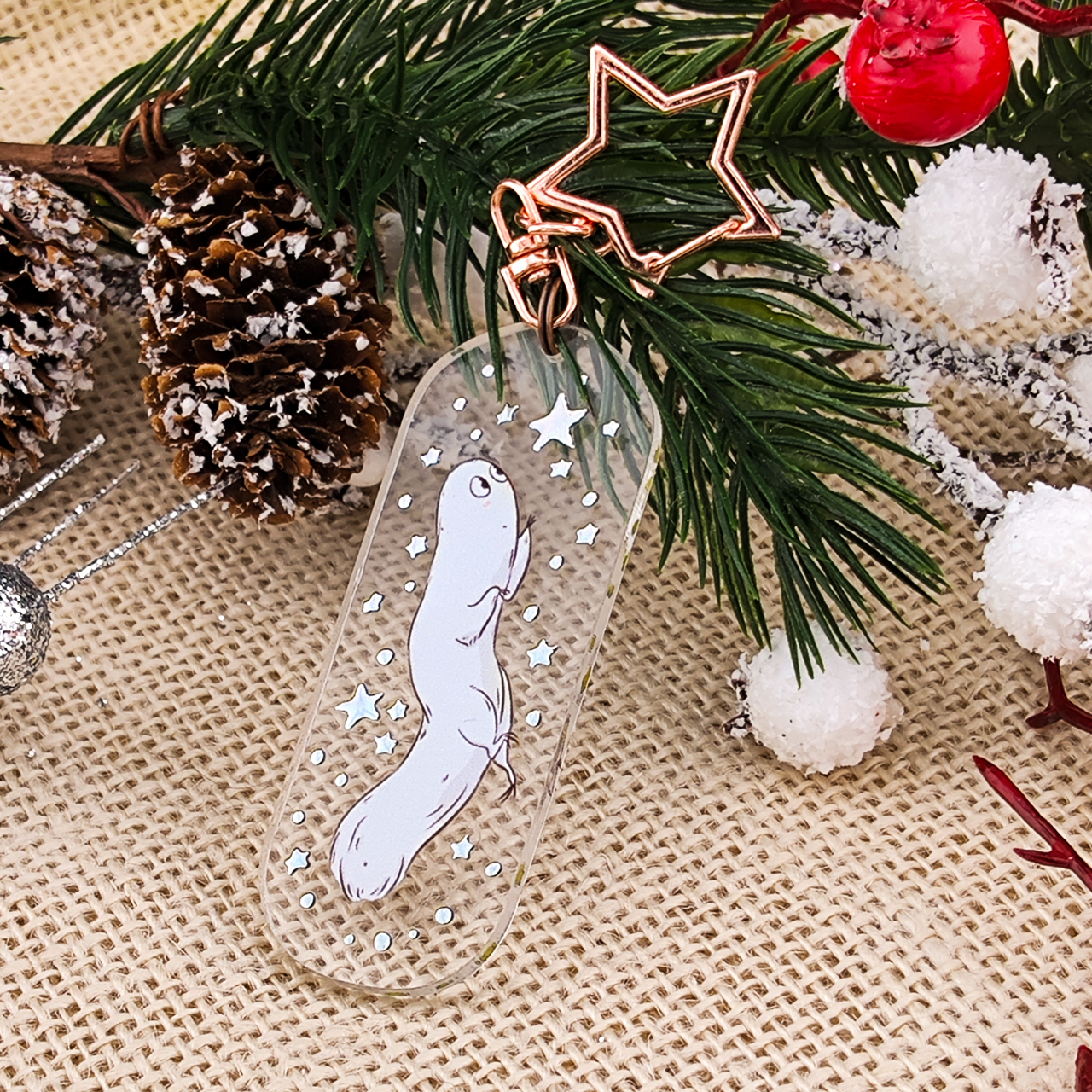 Брелок "Кисточник со звездой"