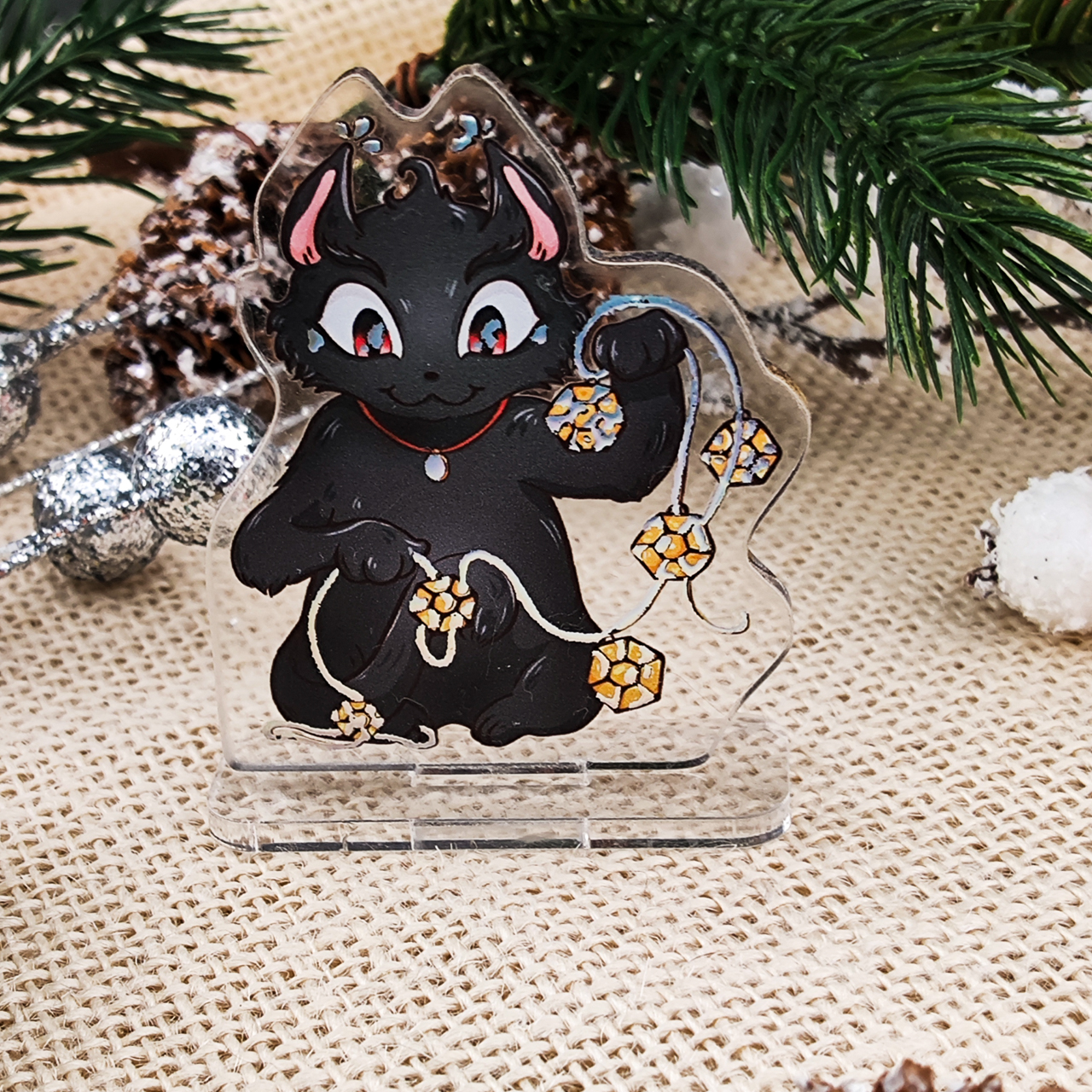 Стенд Себастьян с гирляндой