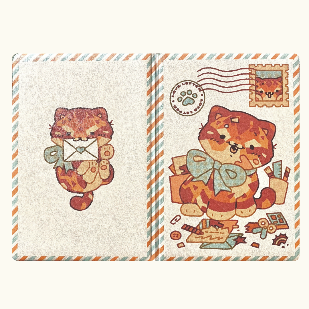 Обложка на паспорт "Котик Почтовый"