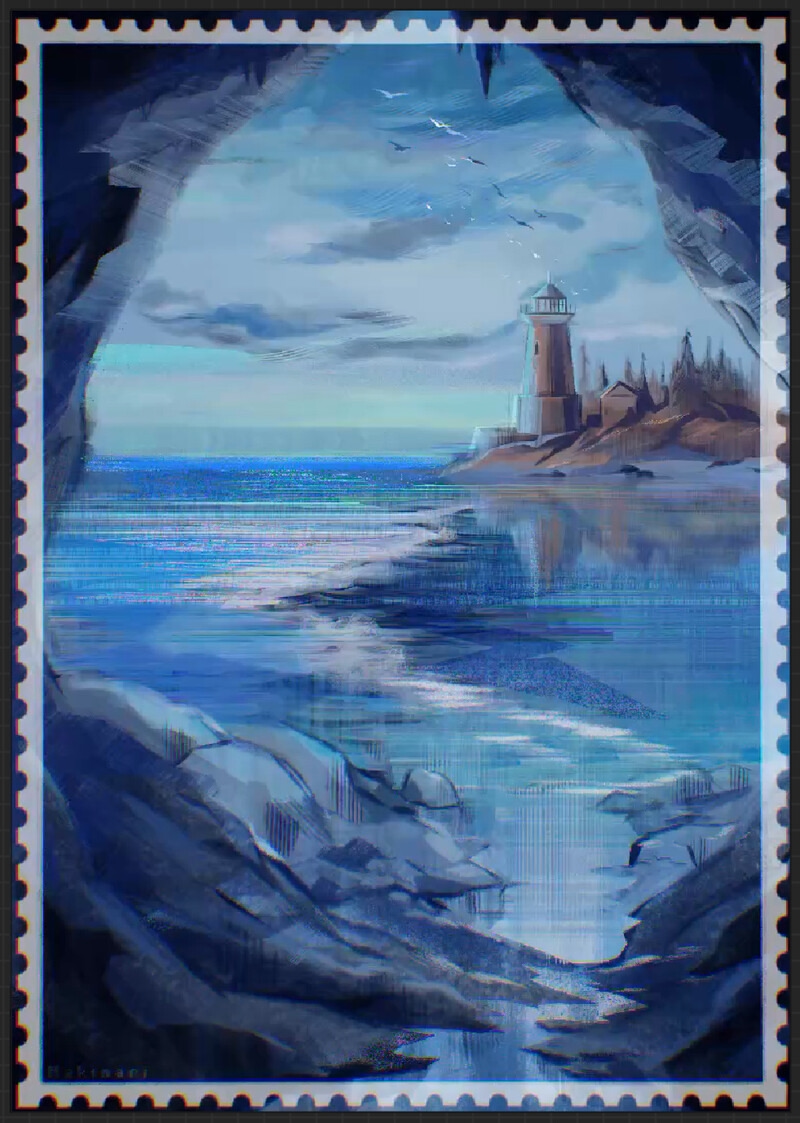 Открытка "Северный маяк"