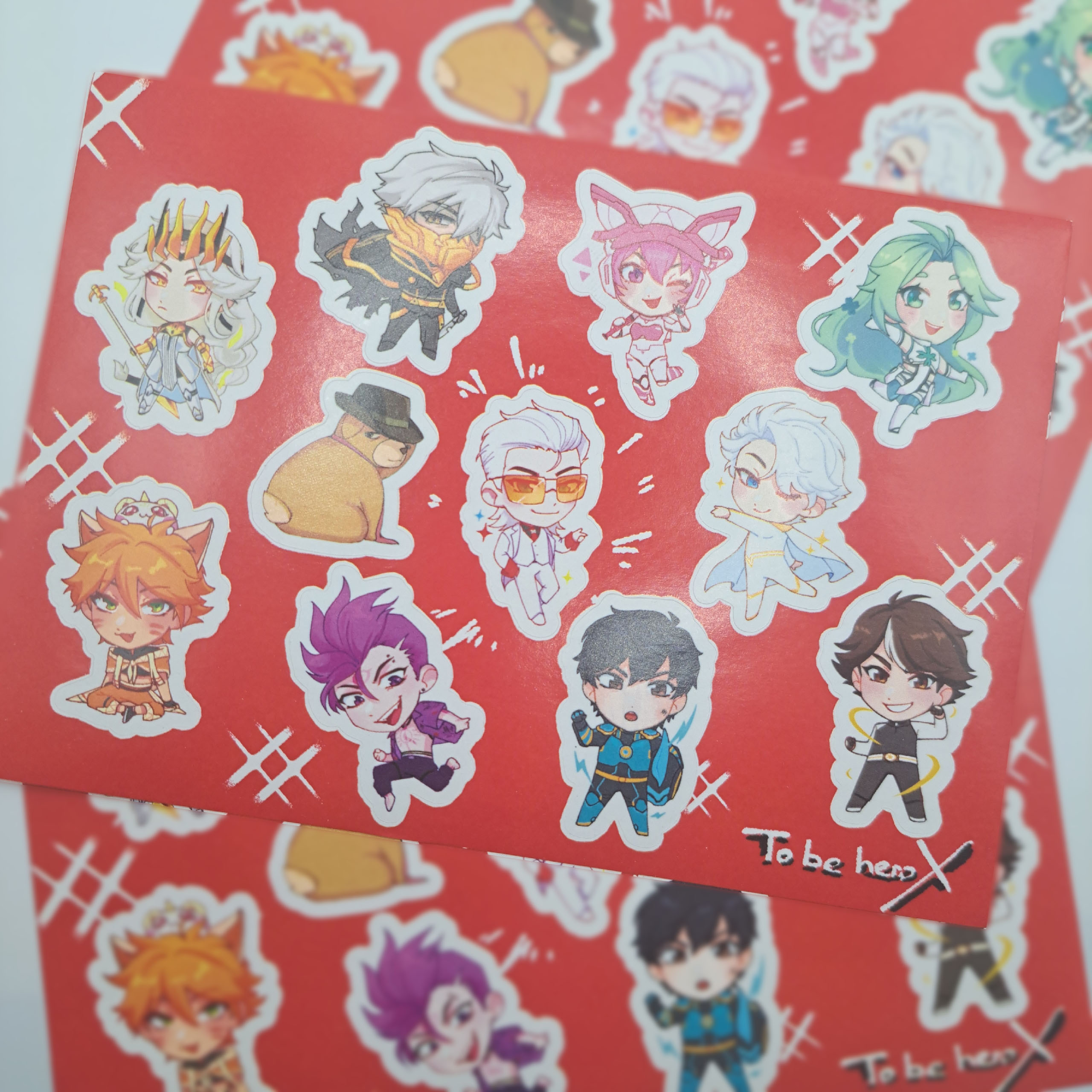 Стикеры А6 To be hero X