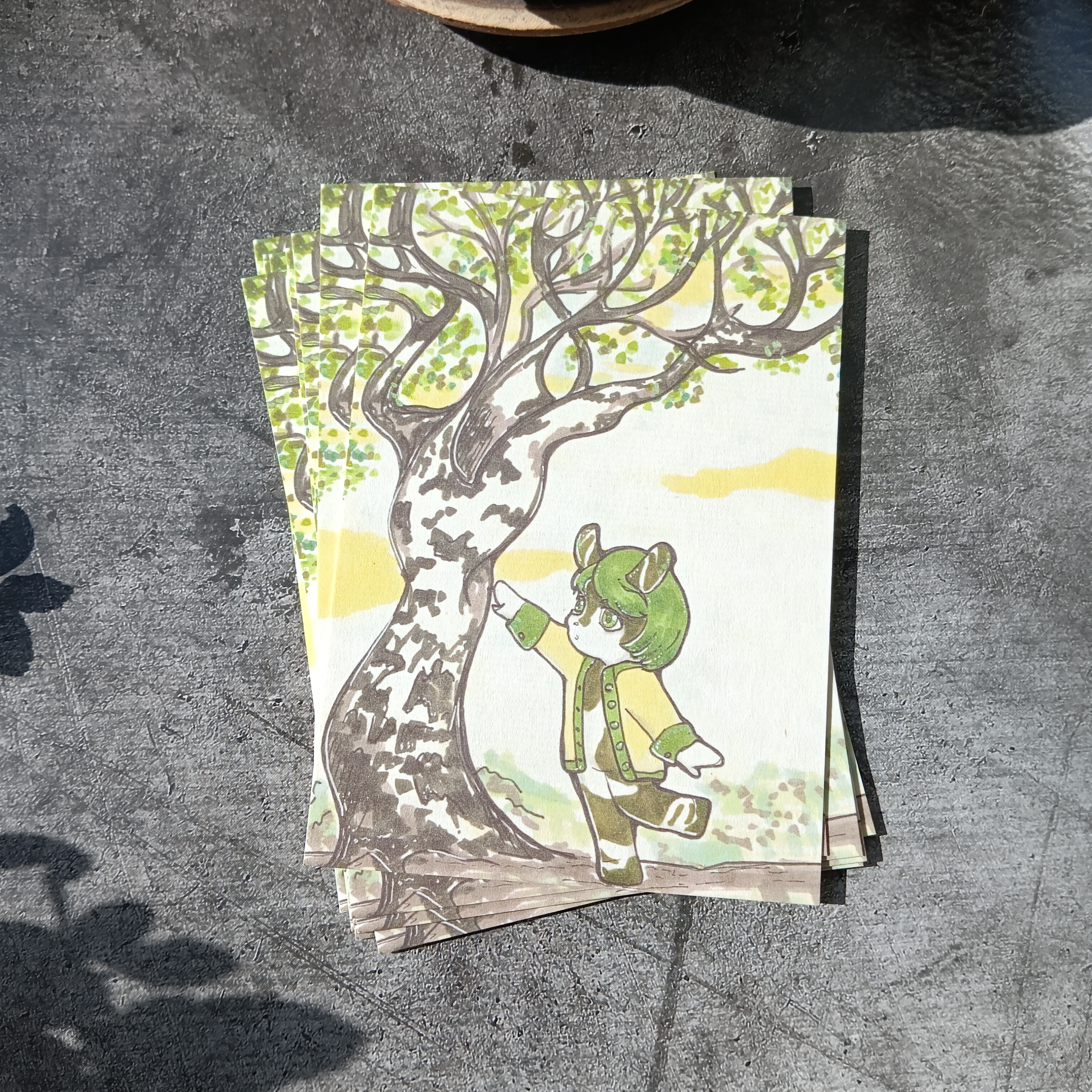 Открытка "Березовая мелюзина"