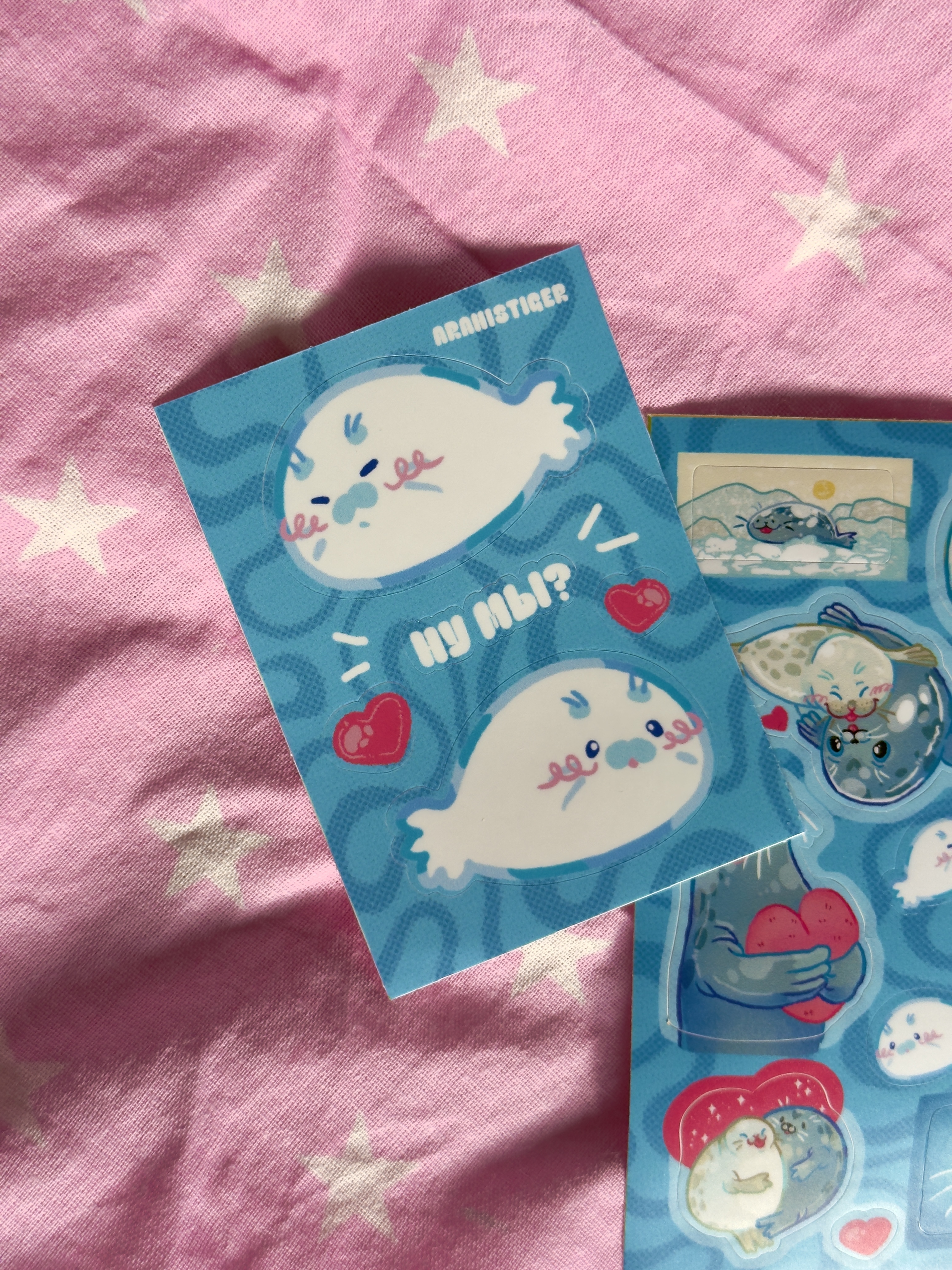 Стикерпак мини "Тюлени"