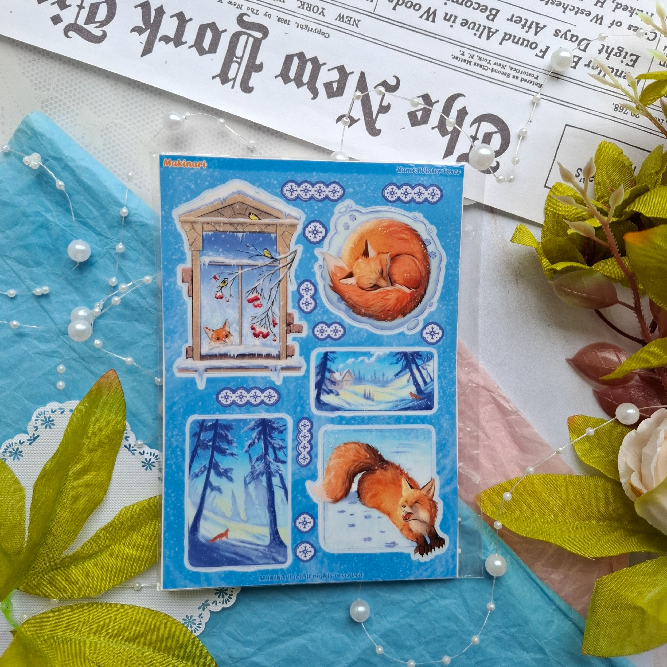 а6 зимний лис