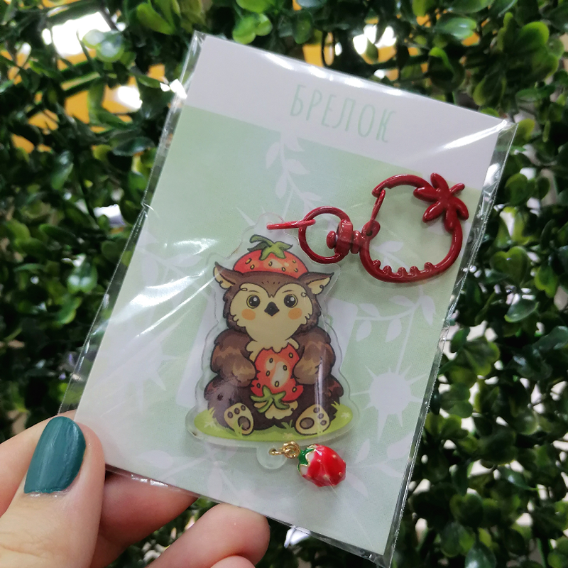 Брелок акриловый соведёнок 5см