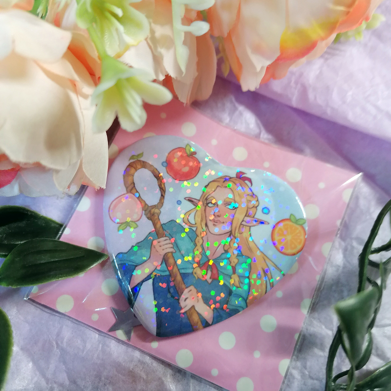 Значок-сердце Марсиль Dungeon Meshi