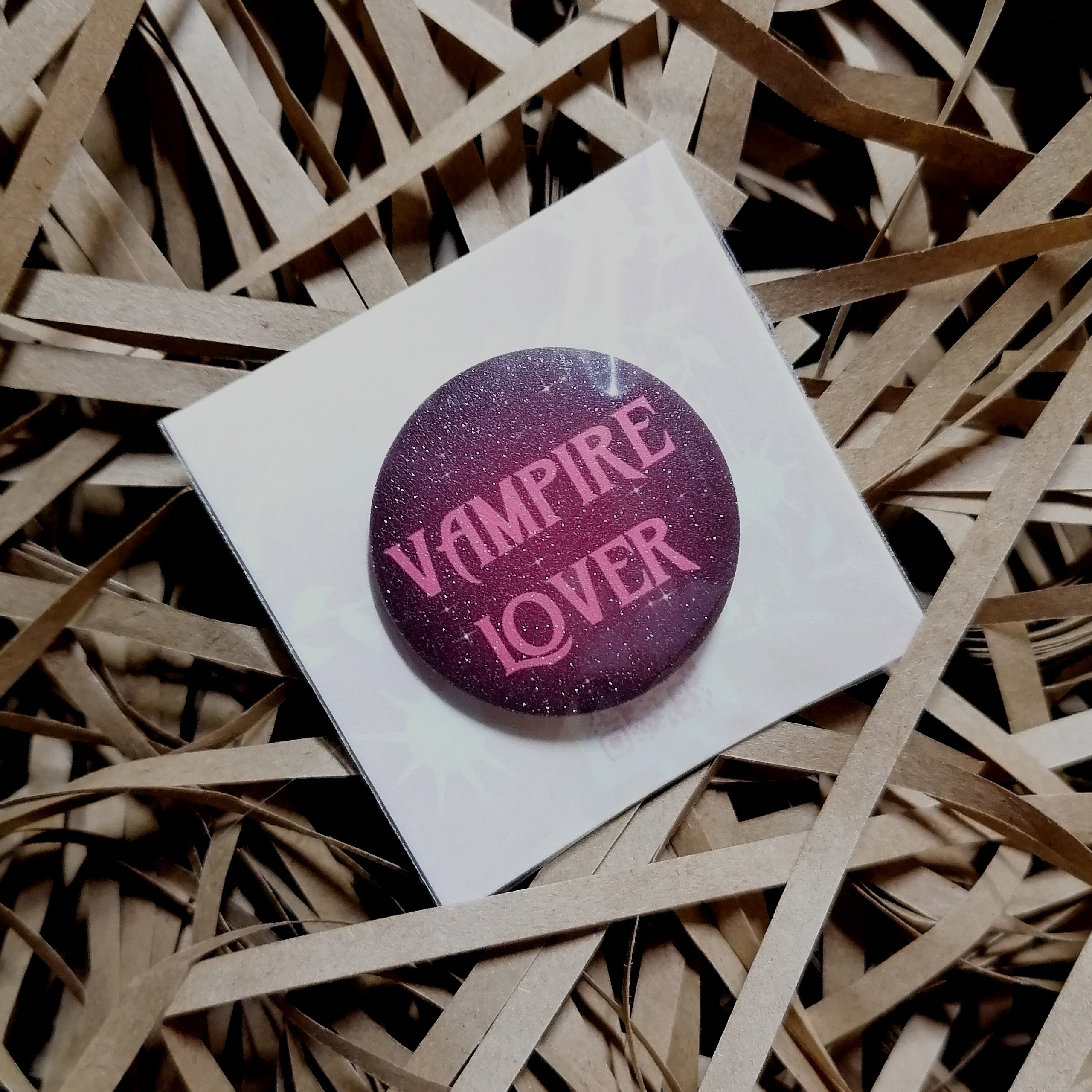 Значок 32 мм Любитель вампиров