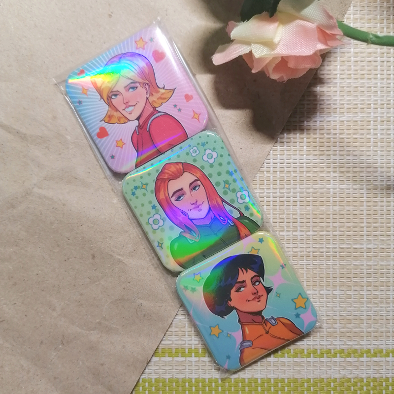 Набор значков Totally Spies