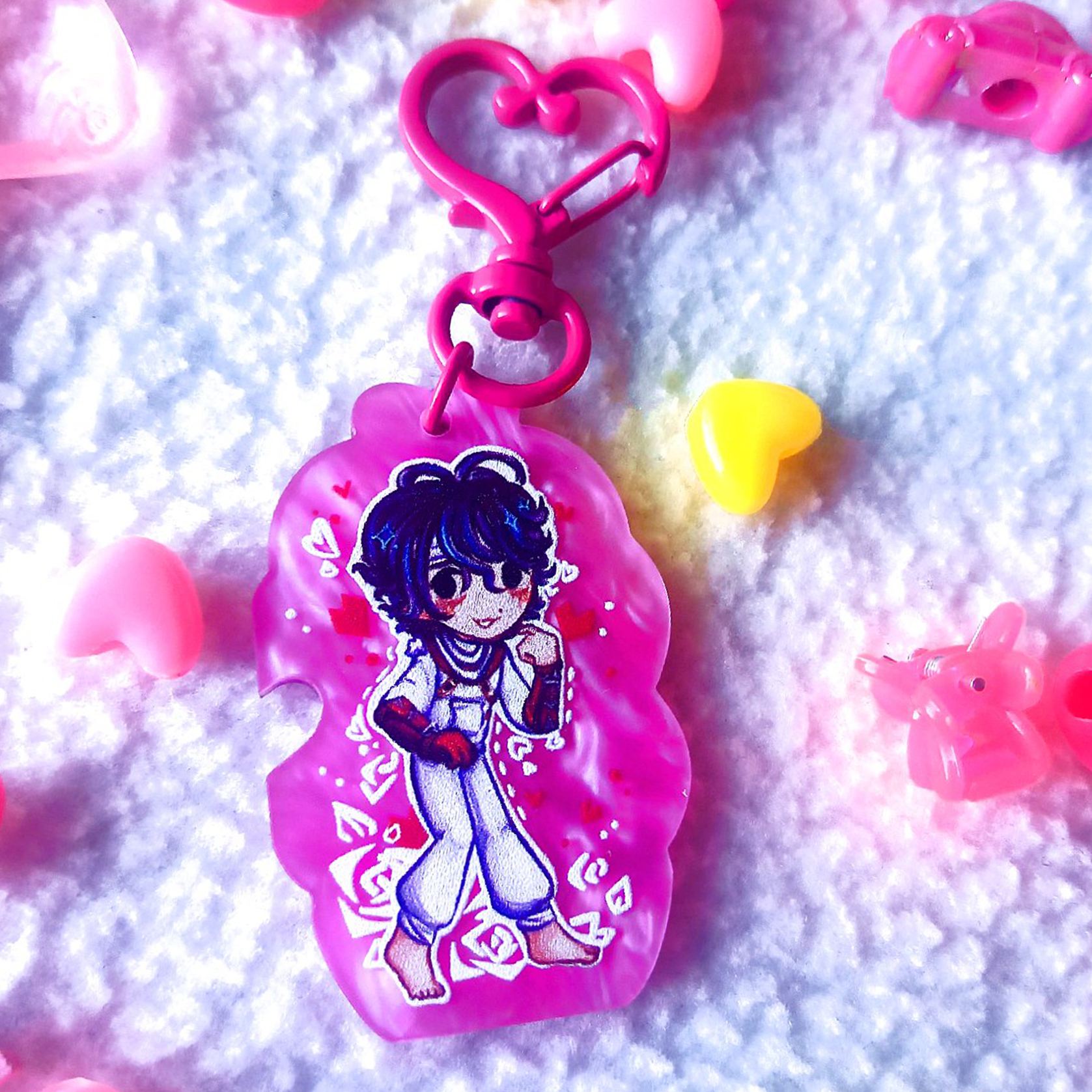 Брелок 5 см мрамор Эмиль