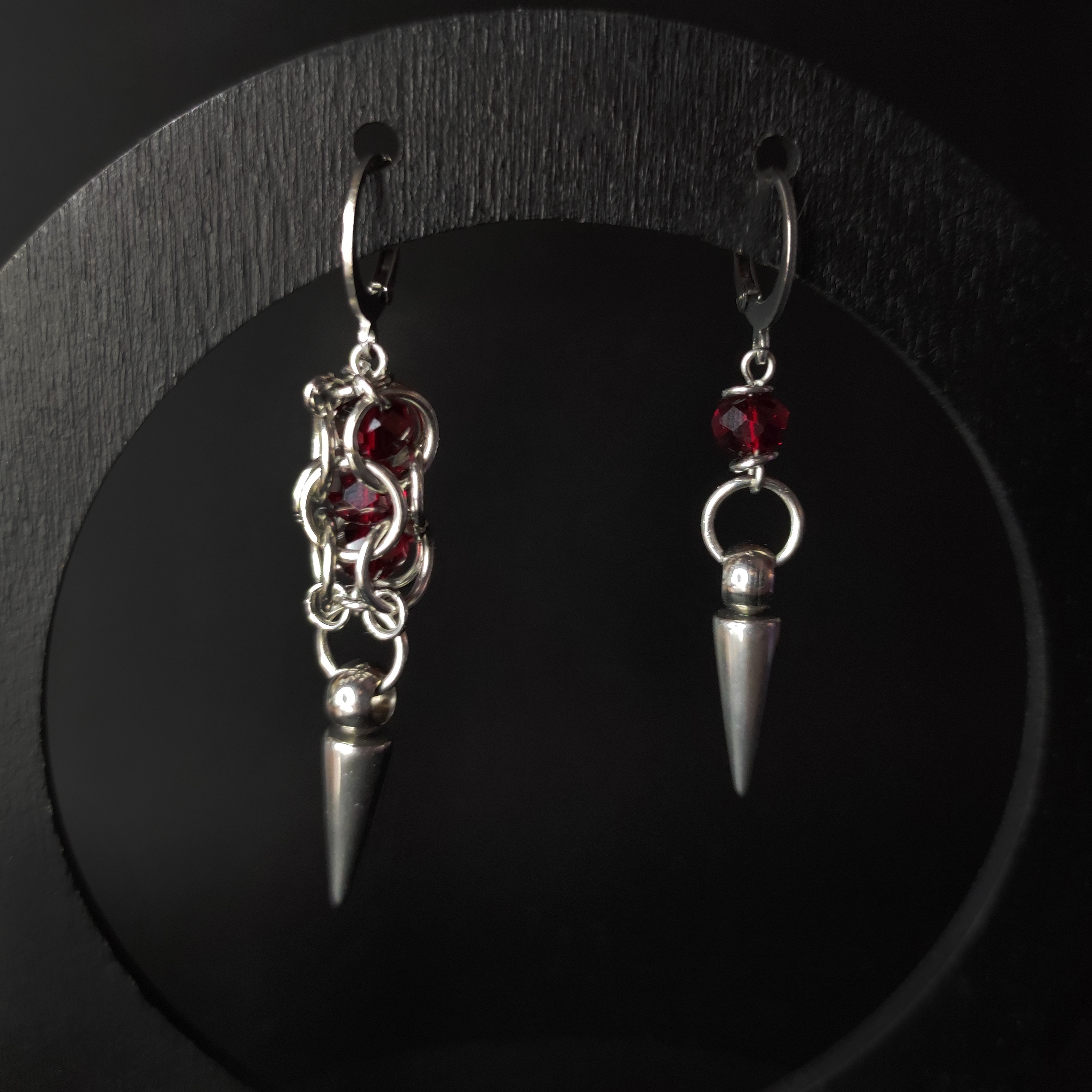 Серьги "Арлекино" (нерж. сталь)