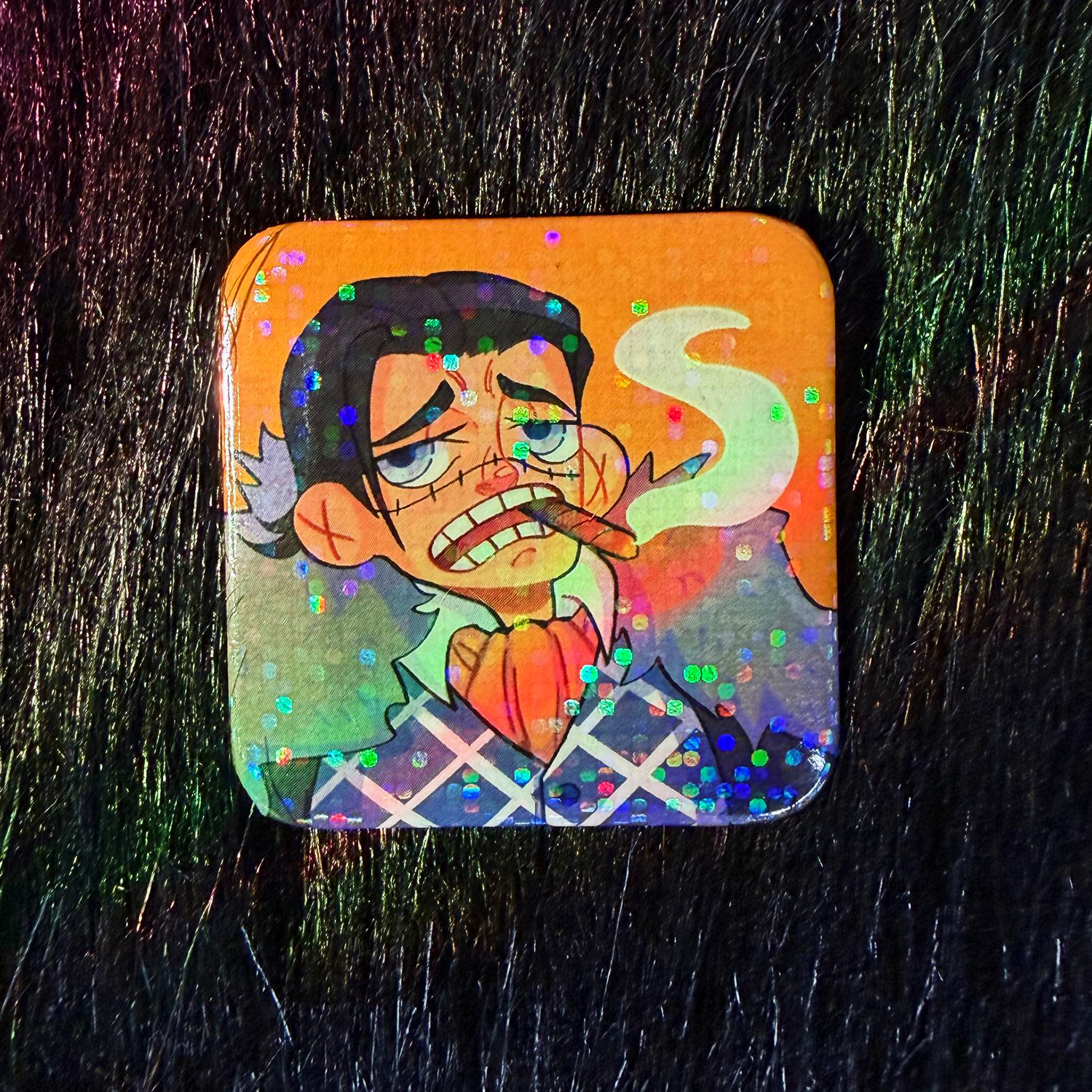 Значок-квадрат "Крокодайл"