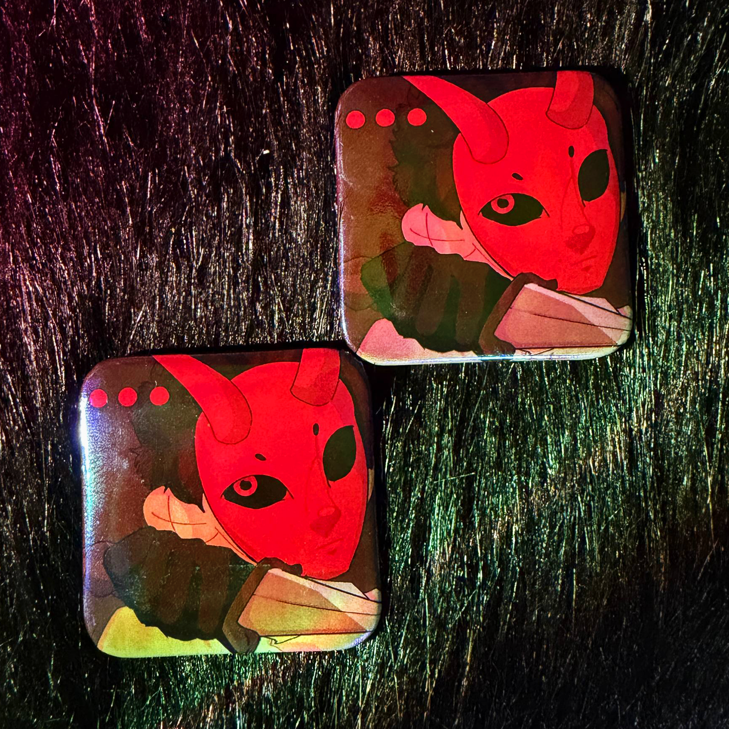 Значок-квадрат "мистер Дьявол"