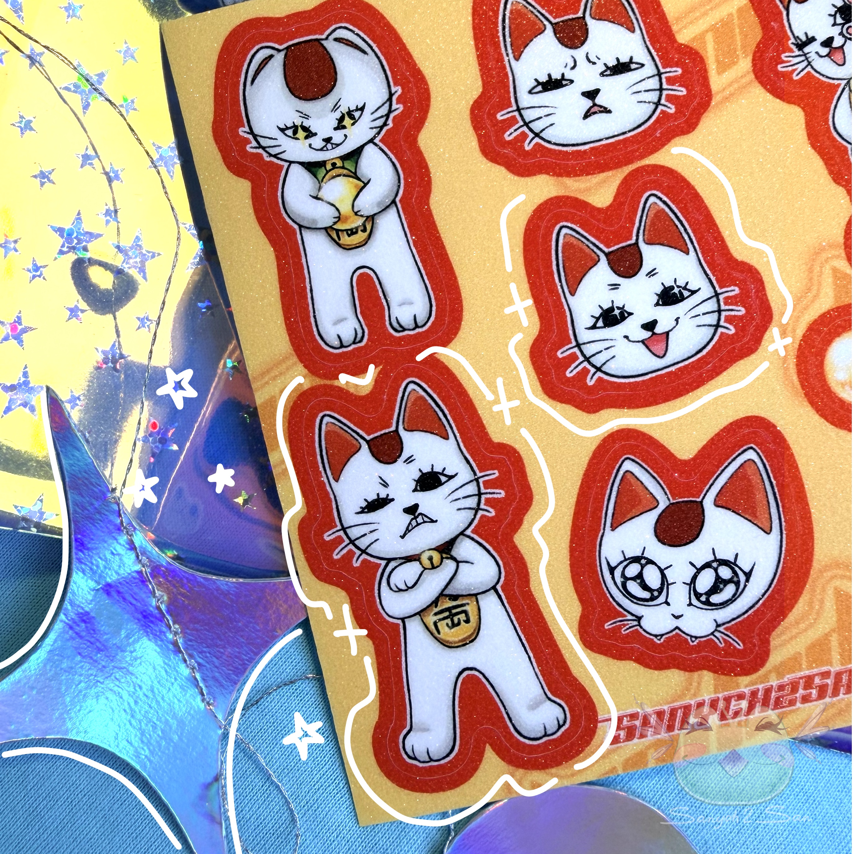 Стикерпак А6, винил сахар, TURBO-GRANNY