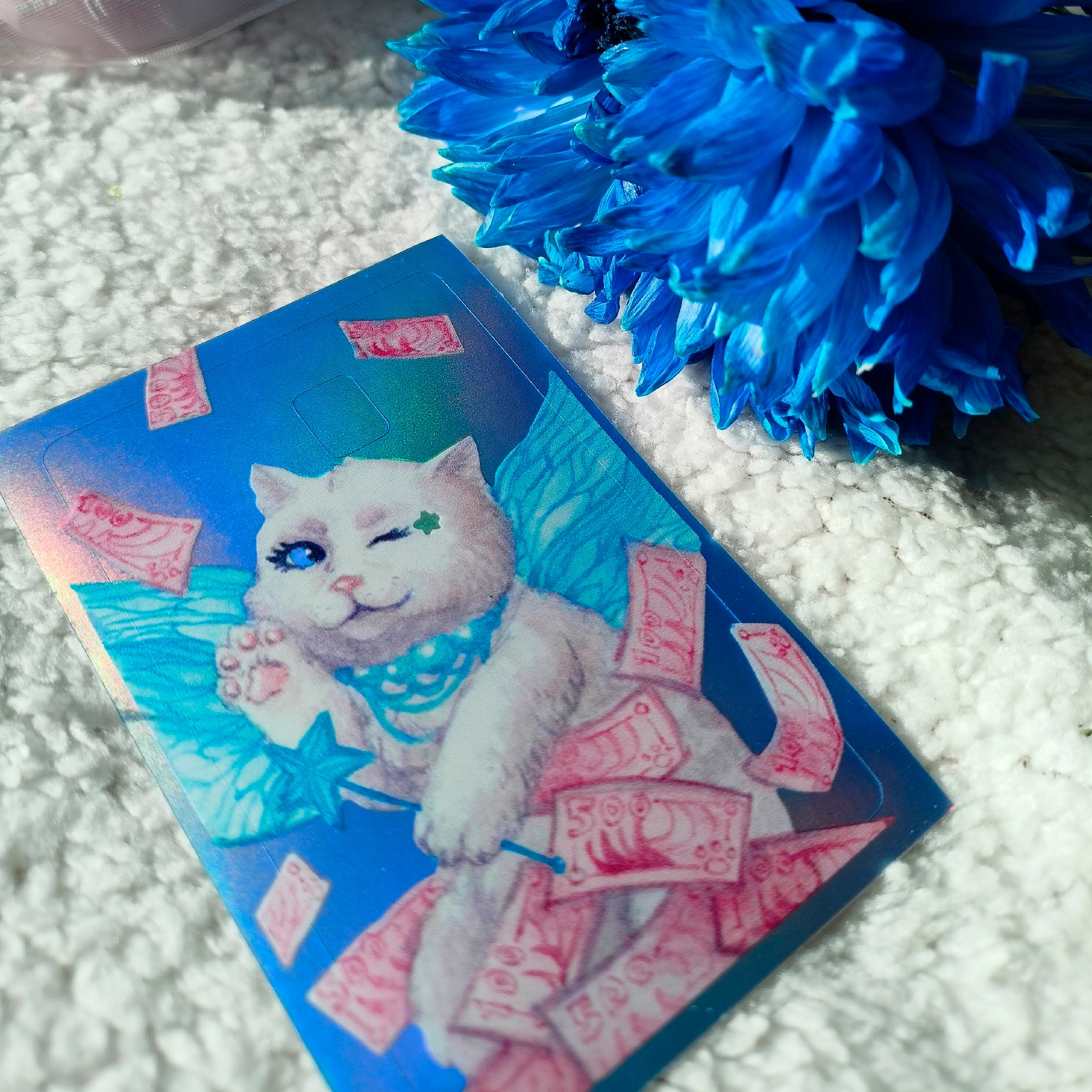 Наклейка на карту КОТ