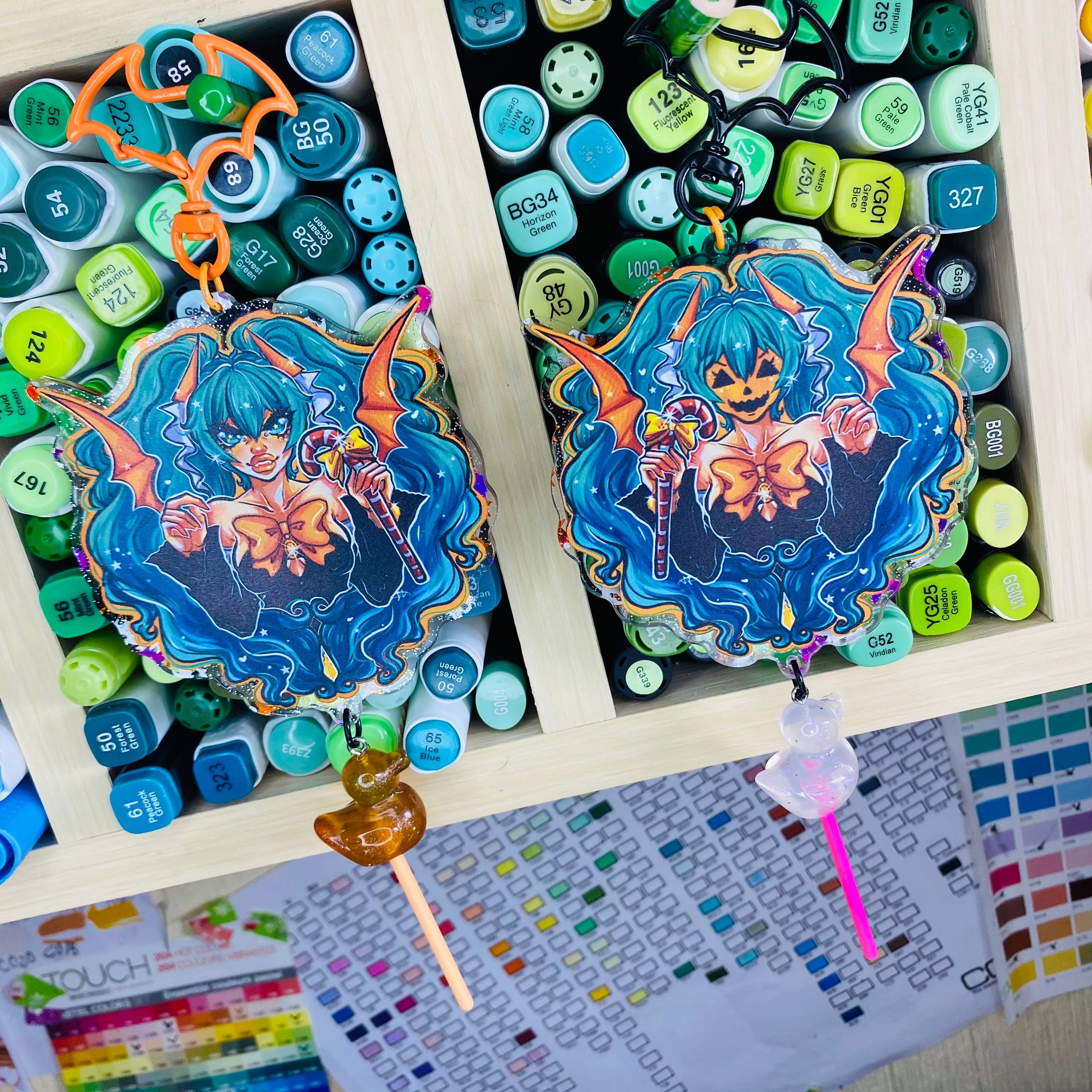 Брелок Мику Хэллоуин