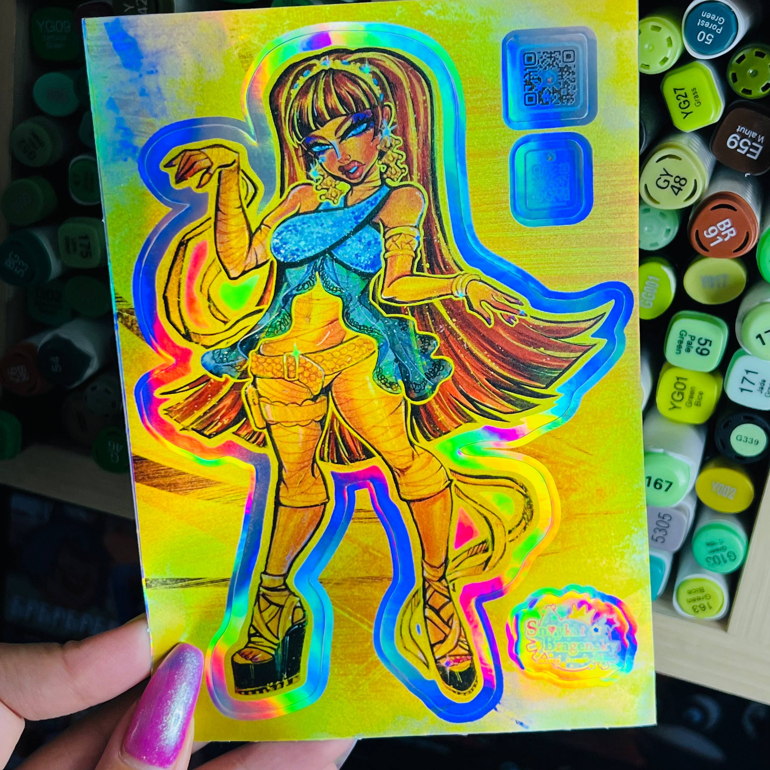 Стикерпак Клео