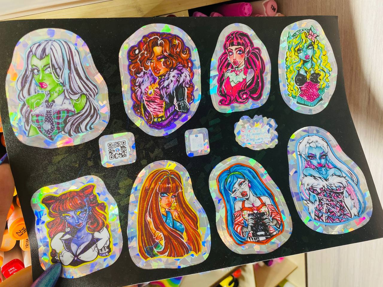 Стикерпак монстер хай