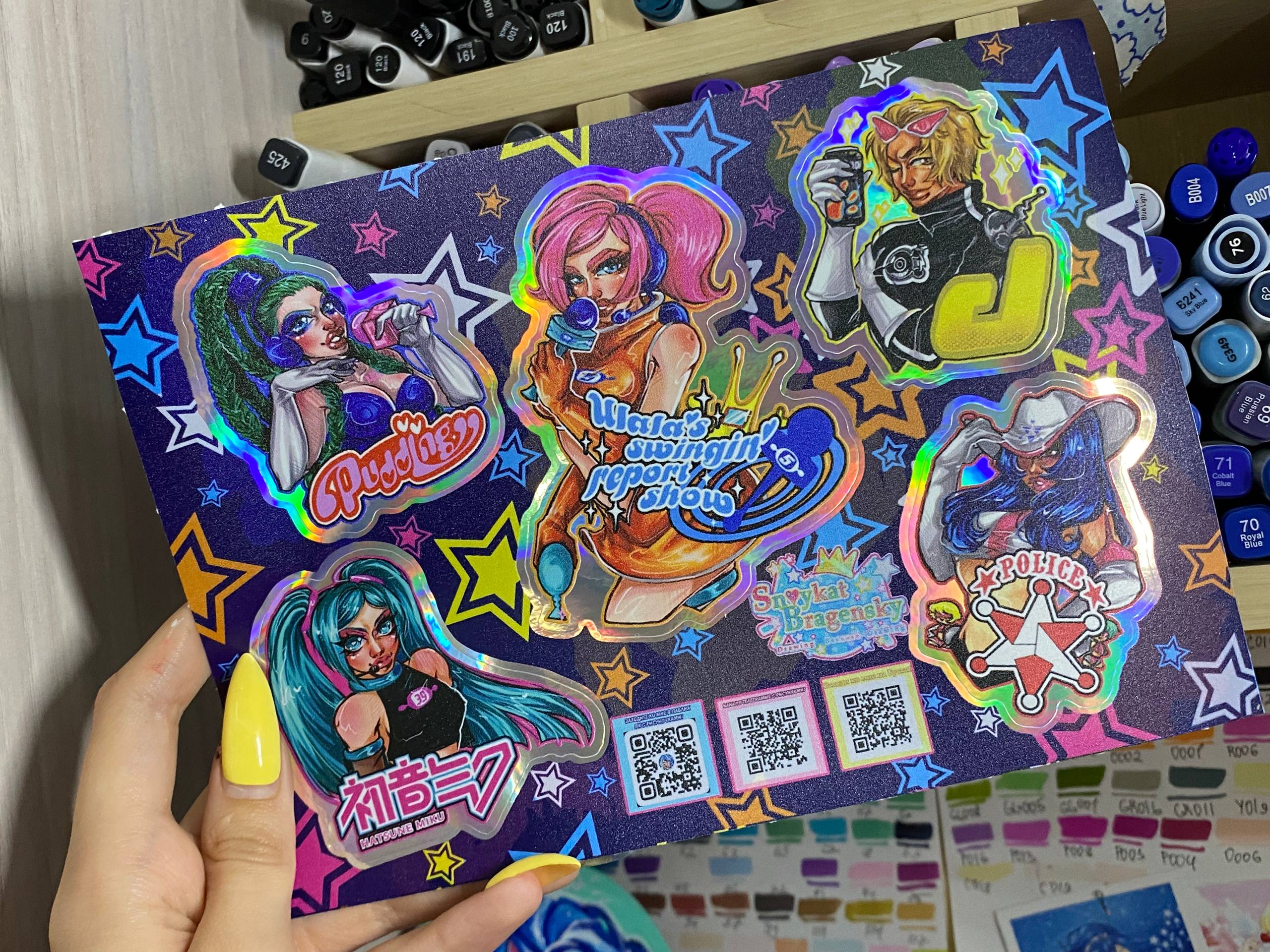 Стикерпак спэйс ченнел 5