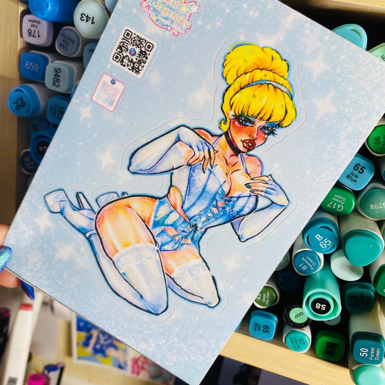 Стикерпак золушка