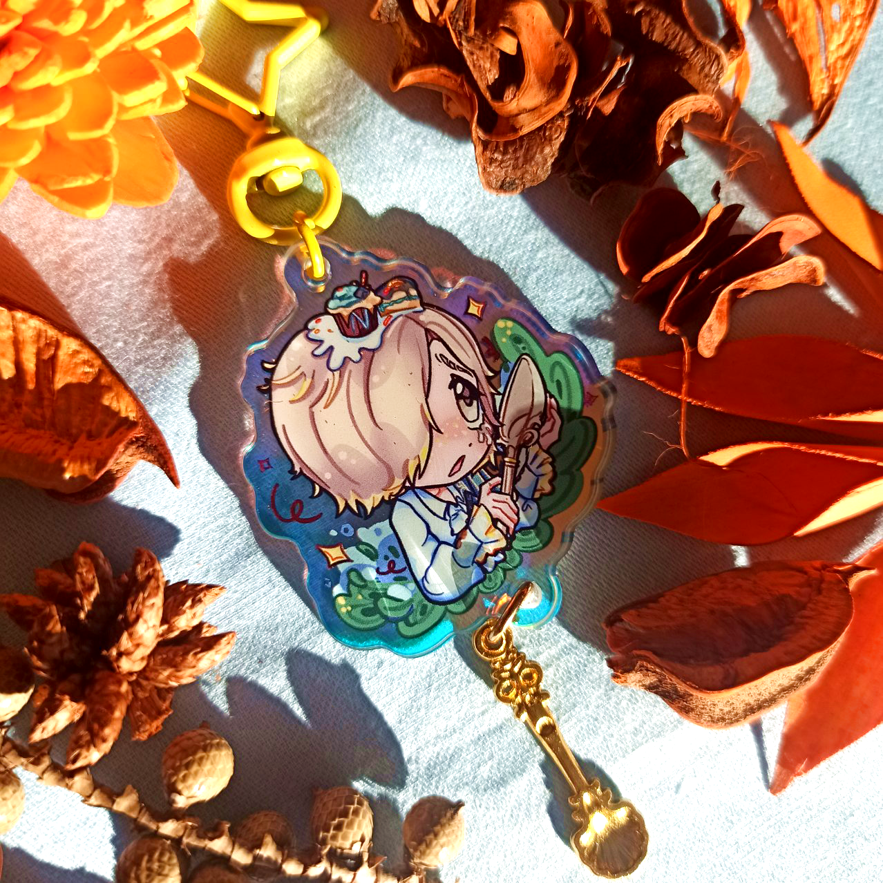 Брелок 5 см жемч Эндрю Кресс Чиз