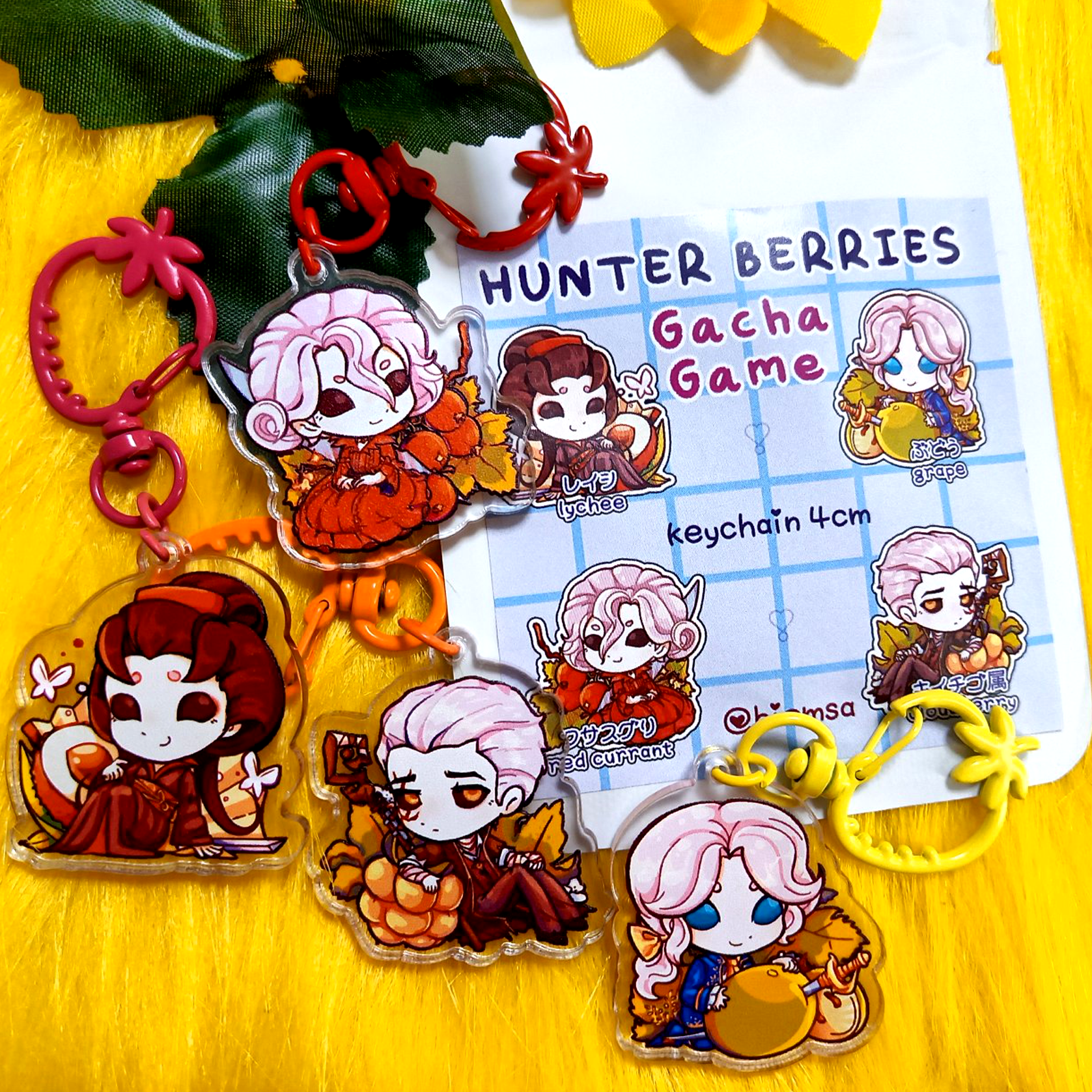 Брелоковая гача 4 см HUNTER BERRIES