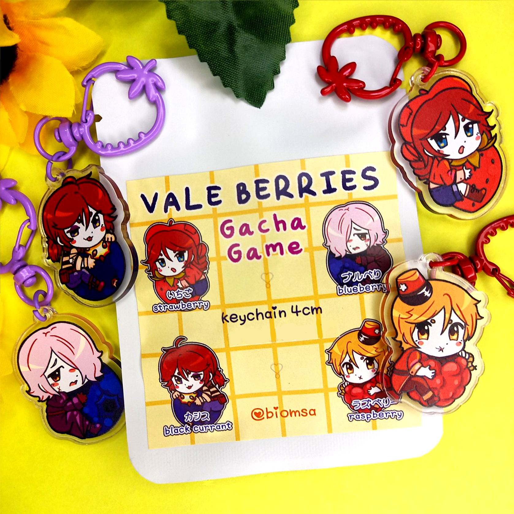 Брелоковая гача 4 см VALE BERRIES