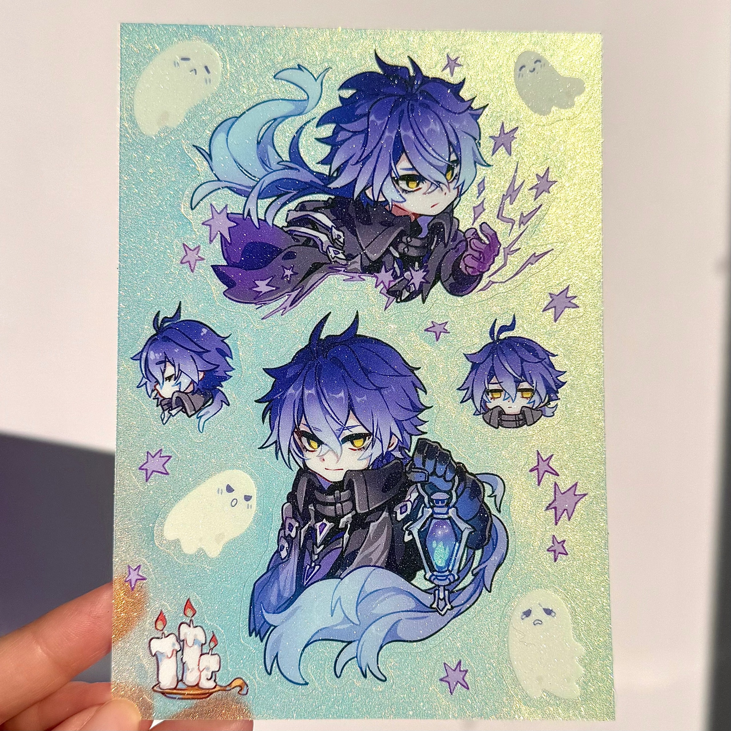 Стикерпак А6 Кирилл жемчуг сахар