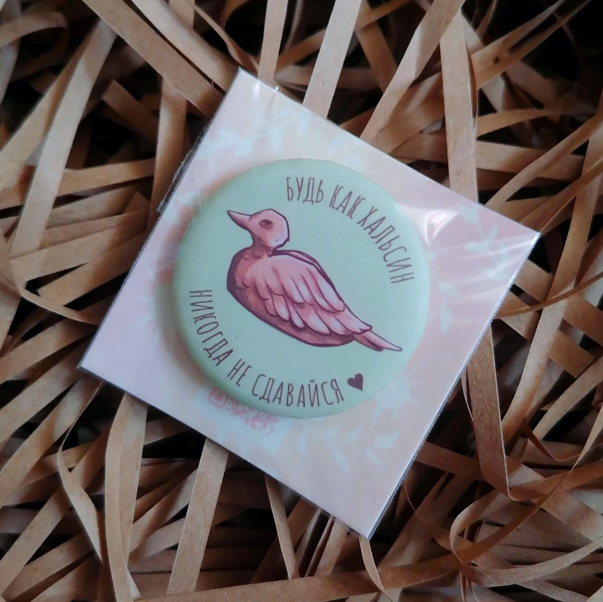 Значок 37мм Уточка Хальсина Baldur’s Gate