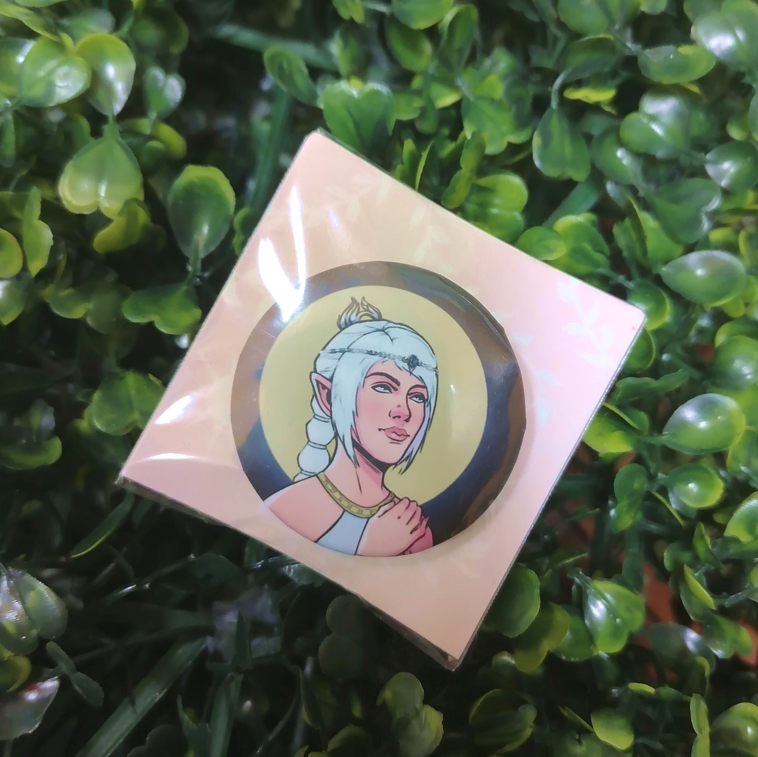 Значок 37мм Baldur’s Gate лайт Шэдоухарт