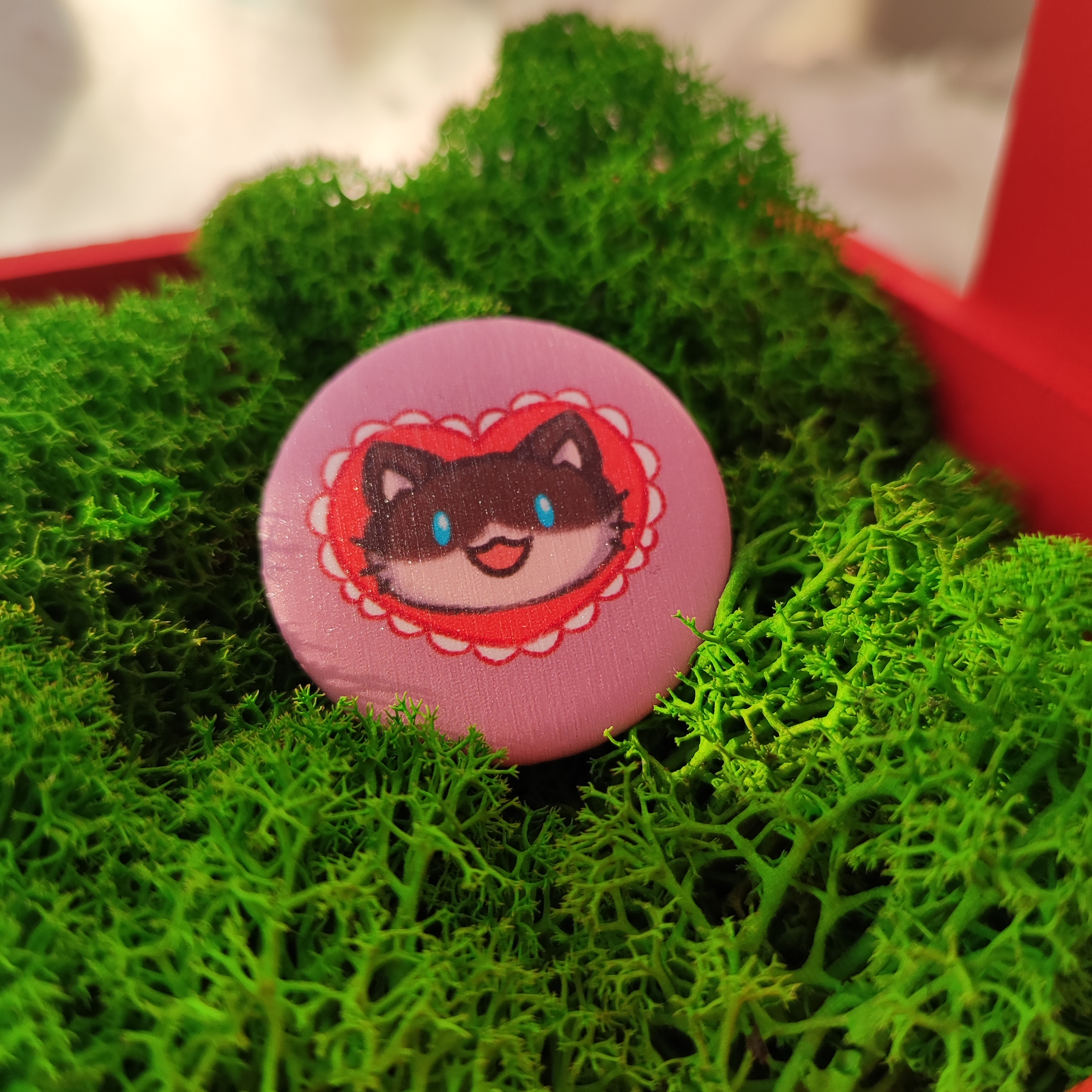 Значок 37 мм Мур! сатин