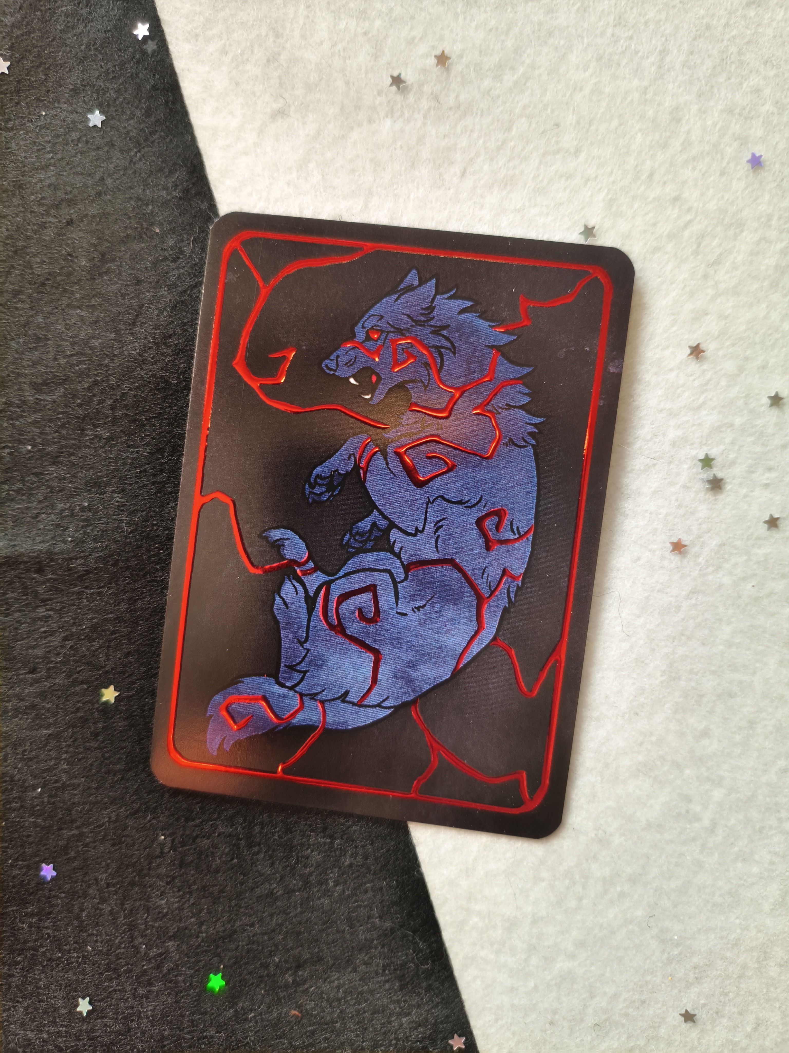 Своп красная фольга